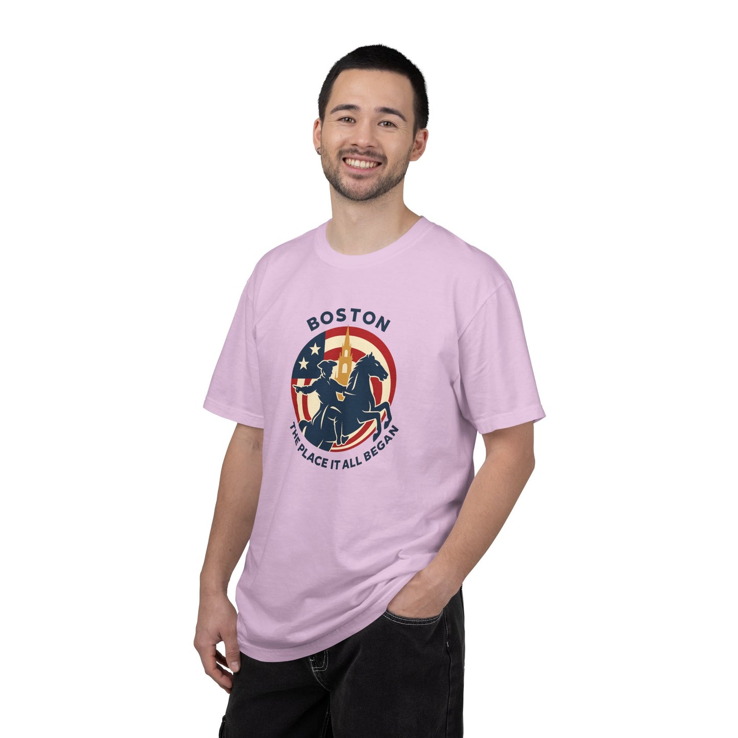 Boston Patriotic T-Shirt — Stylish USA City Tee