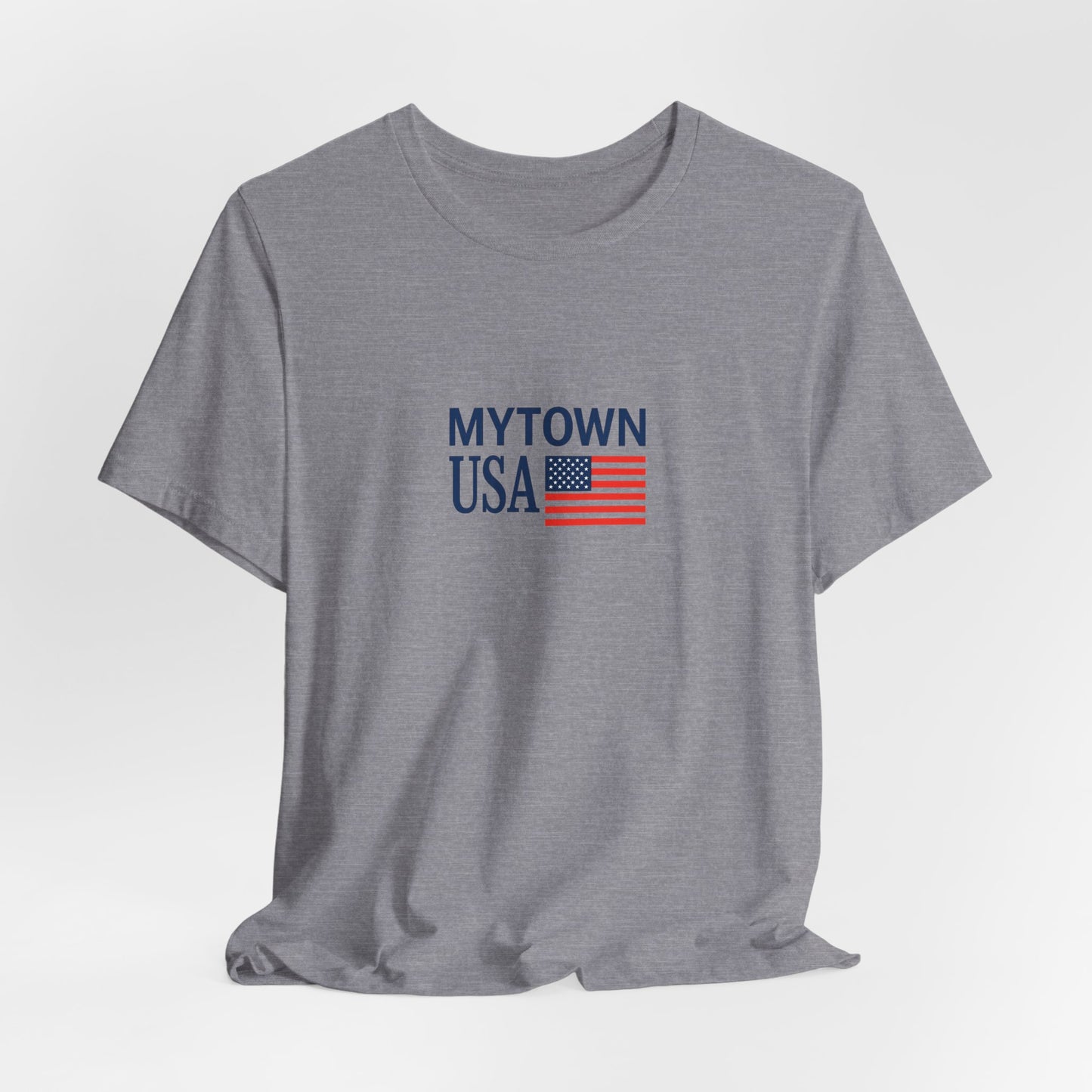 Personalized Mytown Unisex Tee - Custom Town T-Shirt for Travelers, Gifts, Casual Wear, Souvenirs, Family Reunions, Local Pride