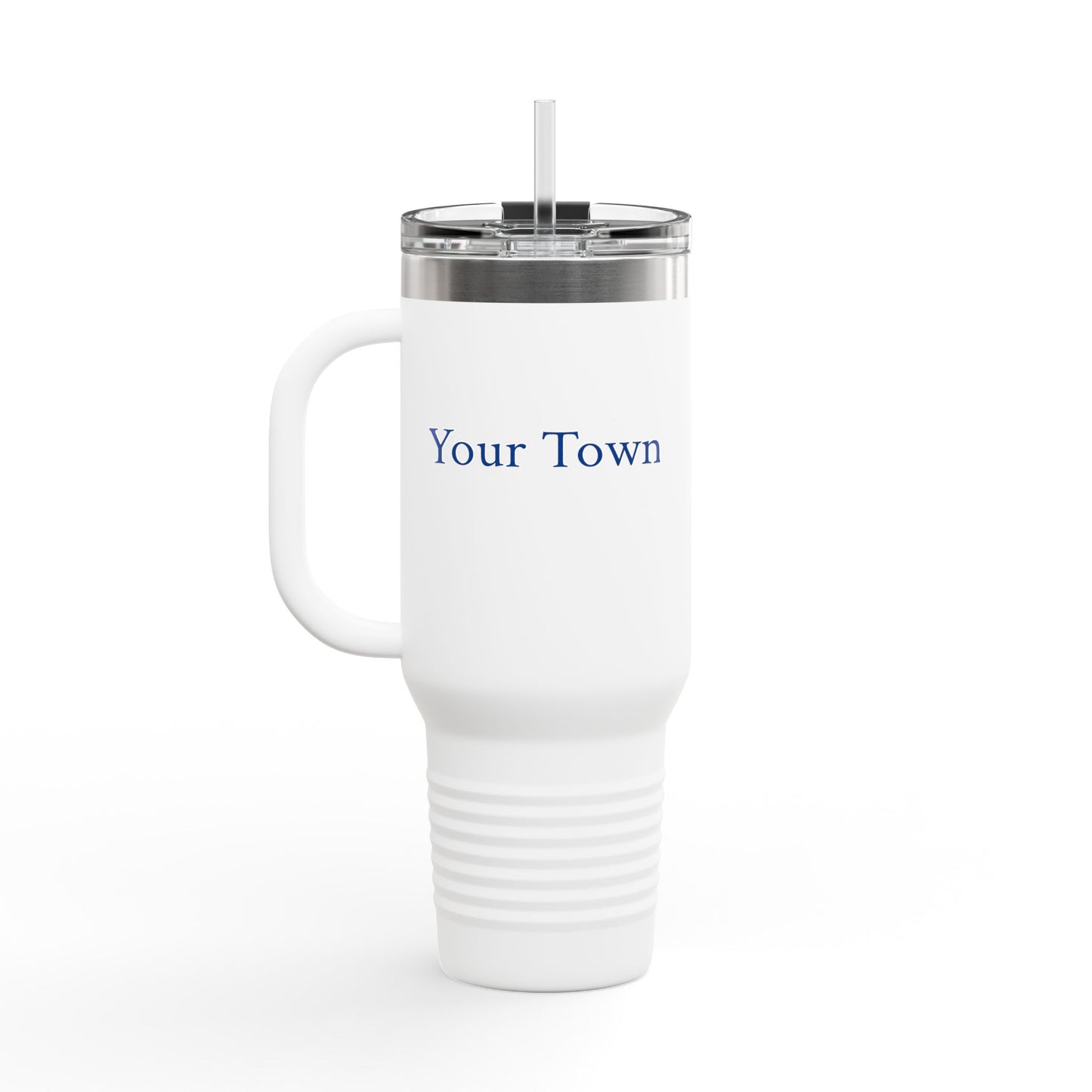MY TOWN USA 250th CUSTOMIZE ADD YOUR TOWNAmerican Independence 40oz Insulated Travel Mug — Patriotic Jubilee Tumbler