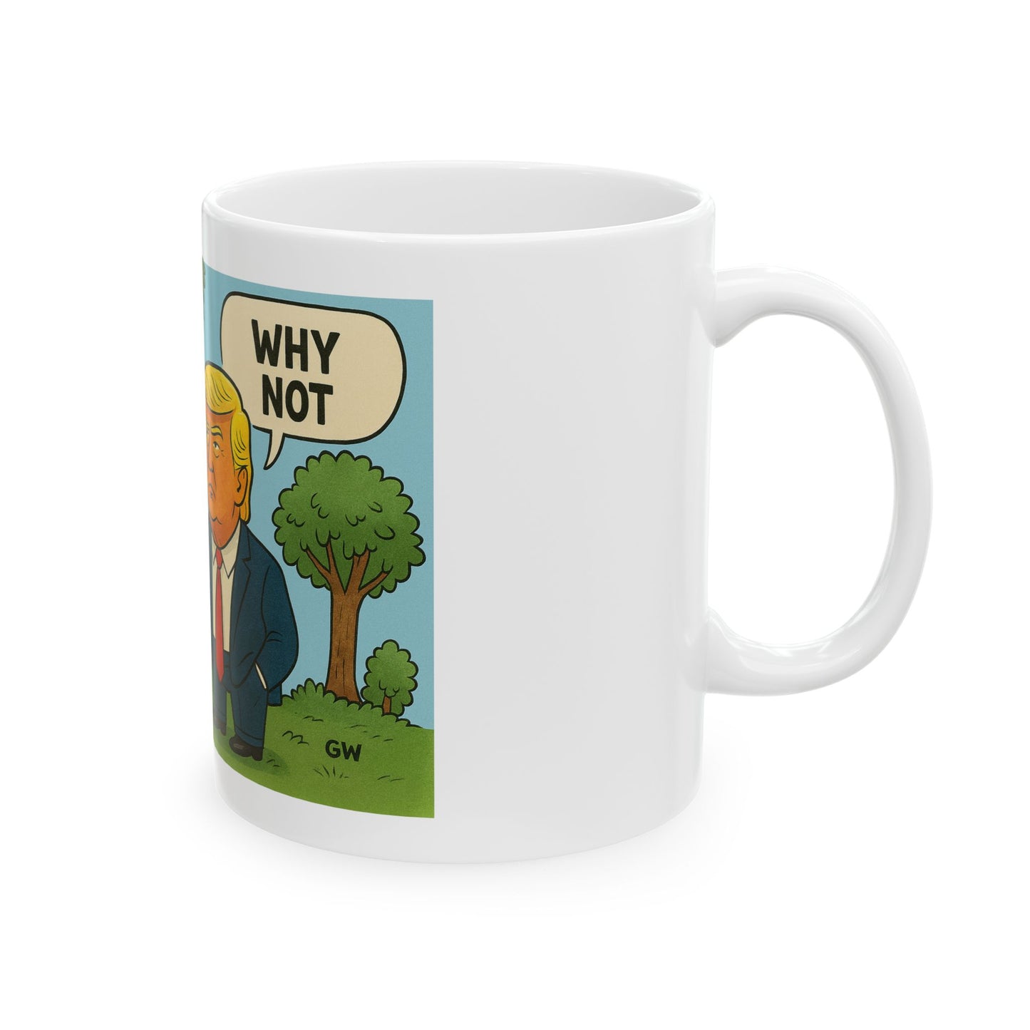 Washington with TrumpCeramic Mug, (11oz, 15oz)