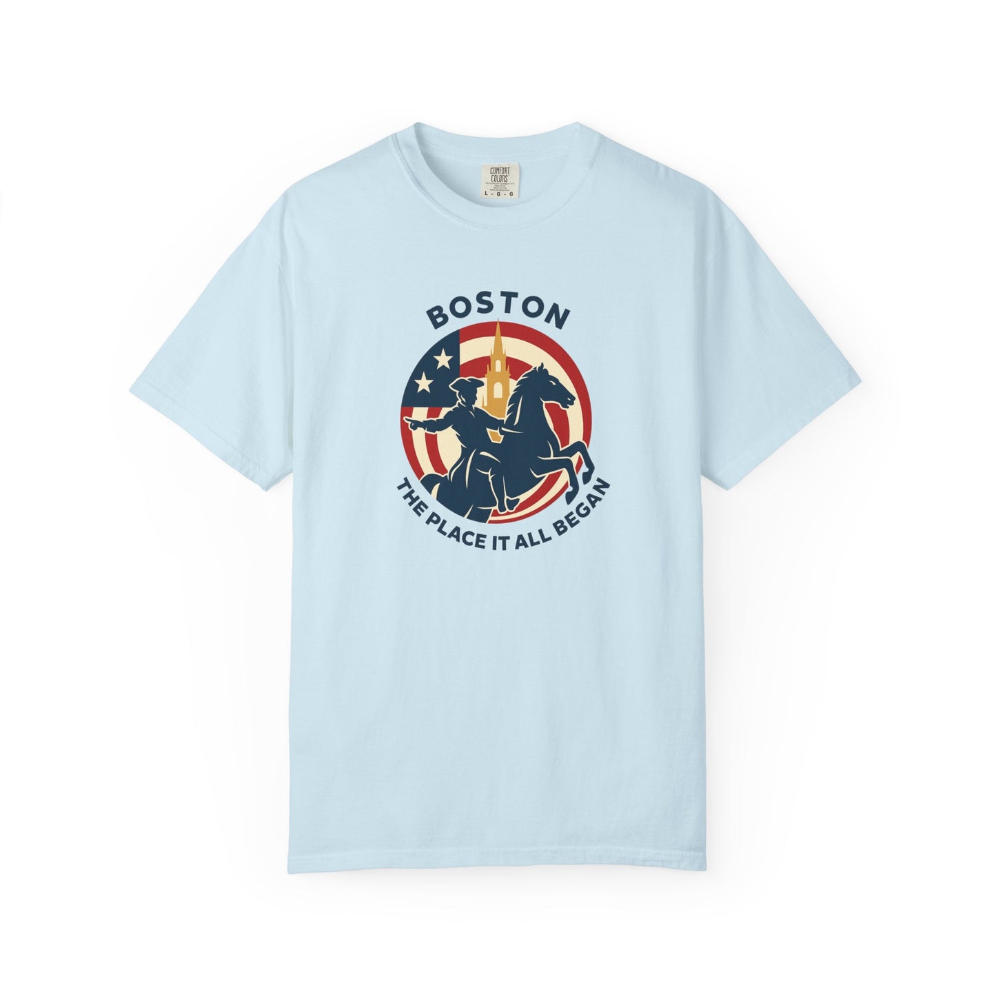 Boston Patriotic T-Shirt — Stylish USA City Tee