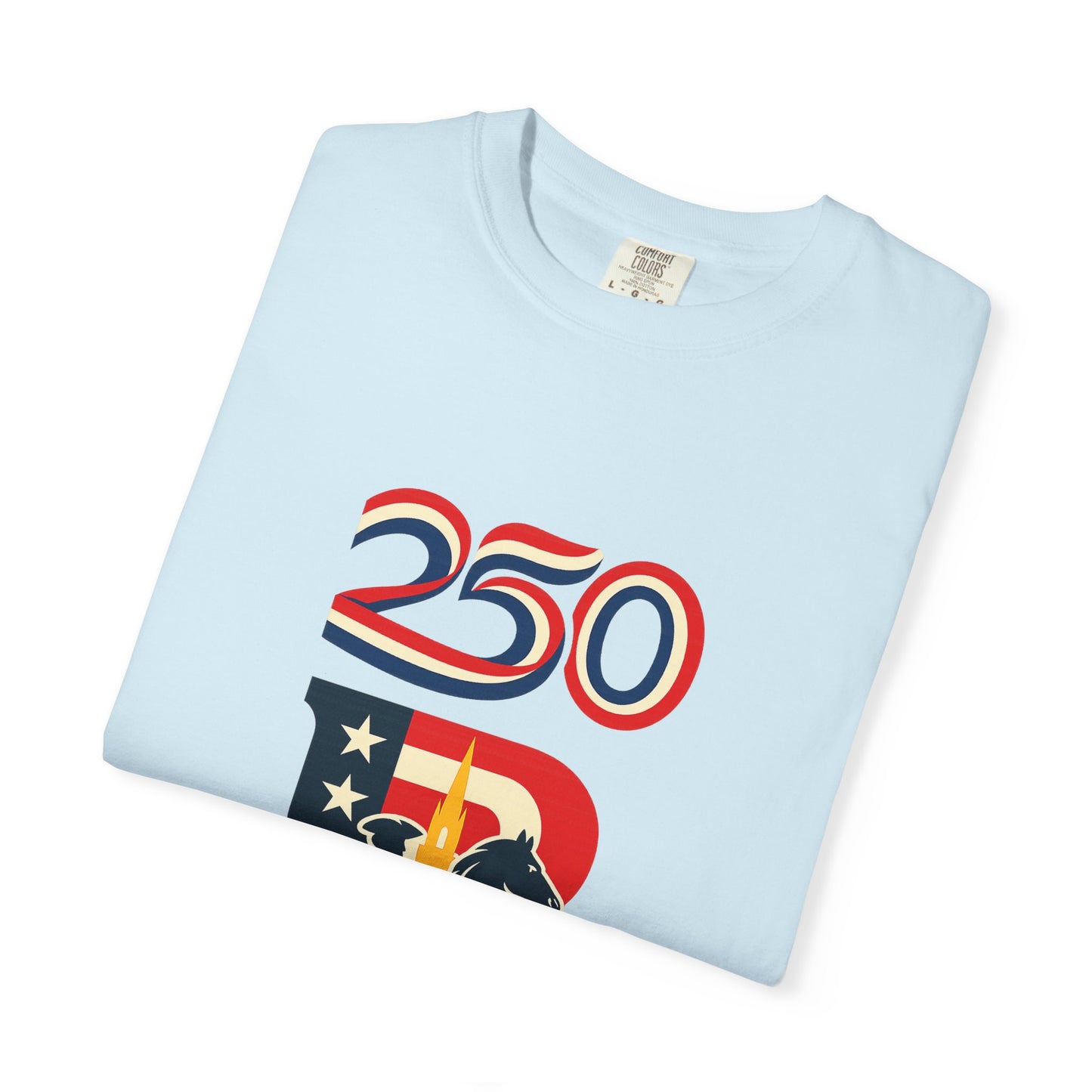 250 Strong T‑Shirt — Patriotic Rider Graphic Tee