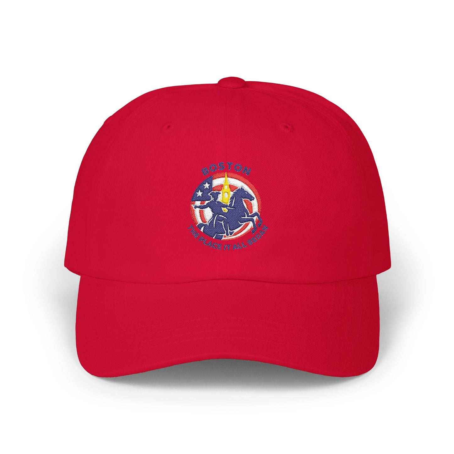 Boston Bean Town Patriotic Dad Cap