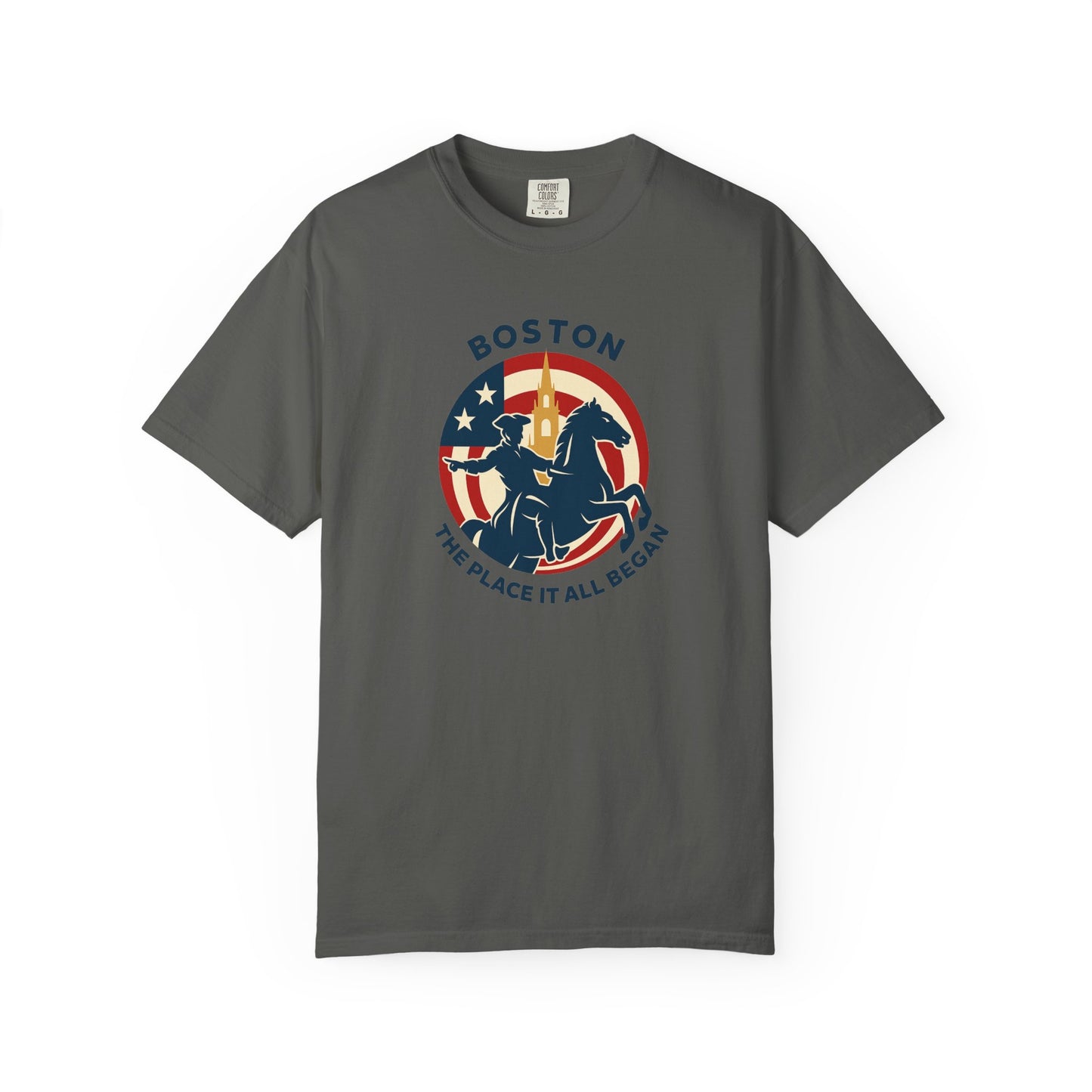 Boston Patriotic T-Shirt — Stylish USA City Tee