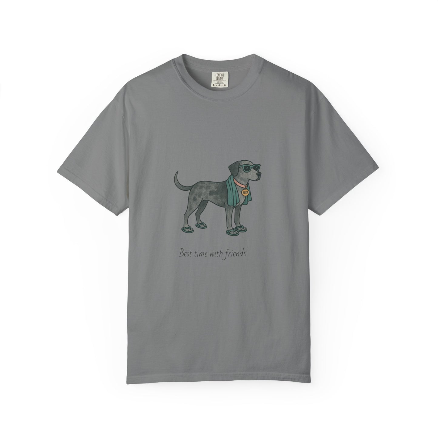 Dog Heading to the Beach T-Shirt — Whimsical Friendly Dog Beach Tee