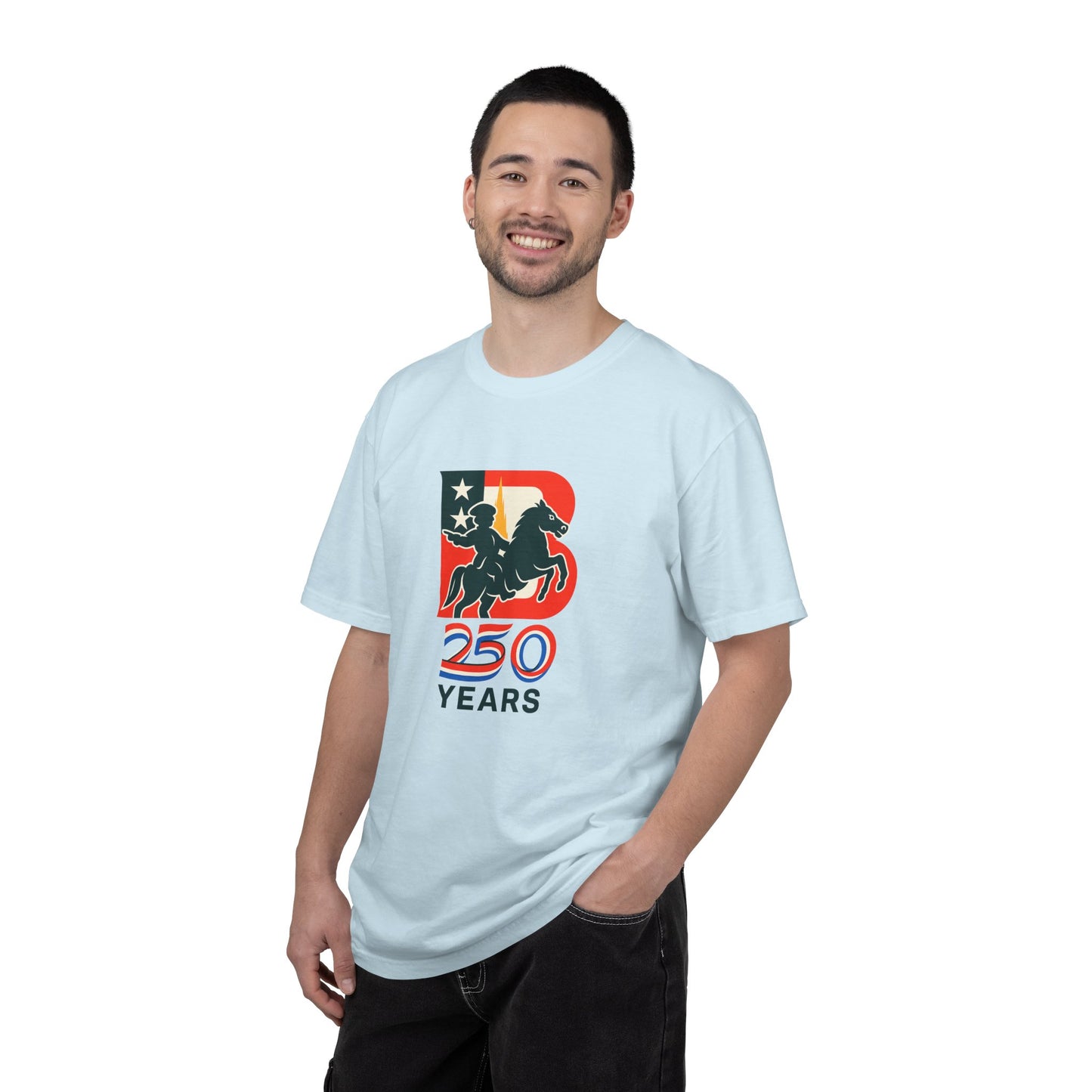 Boston 250 years — Patriotic Rider Graphic Tee