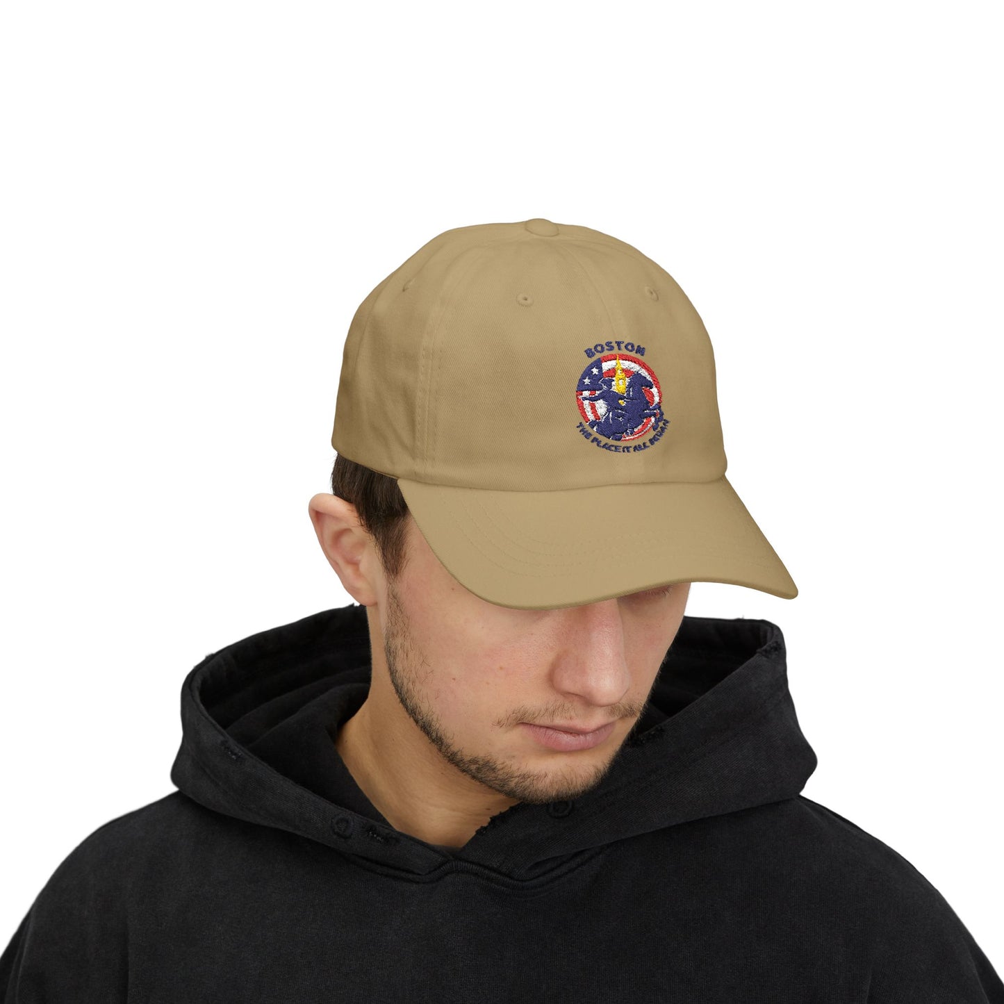 Boston Bean Town Patriotic Dad Cap