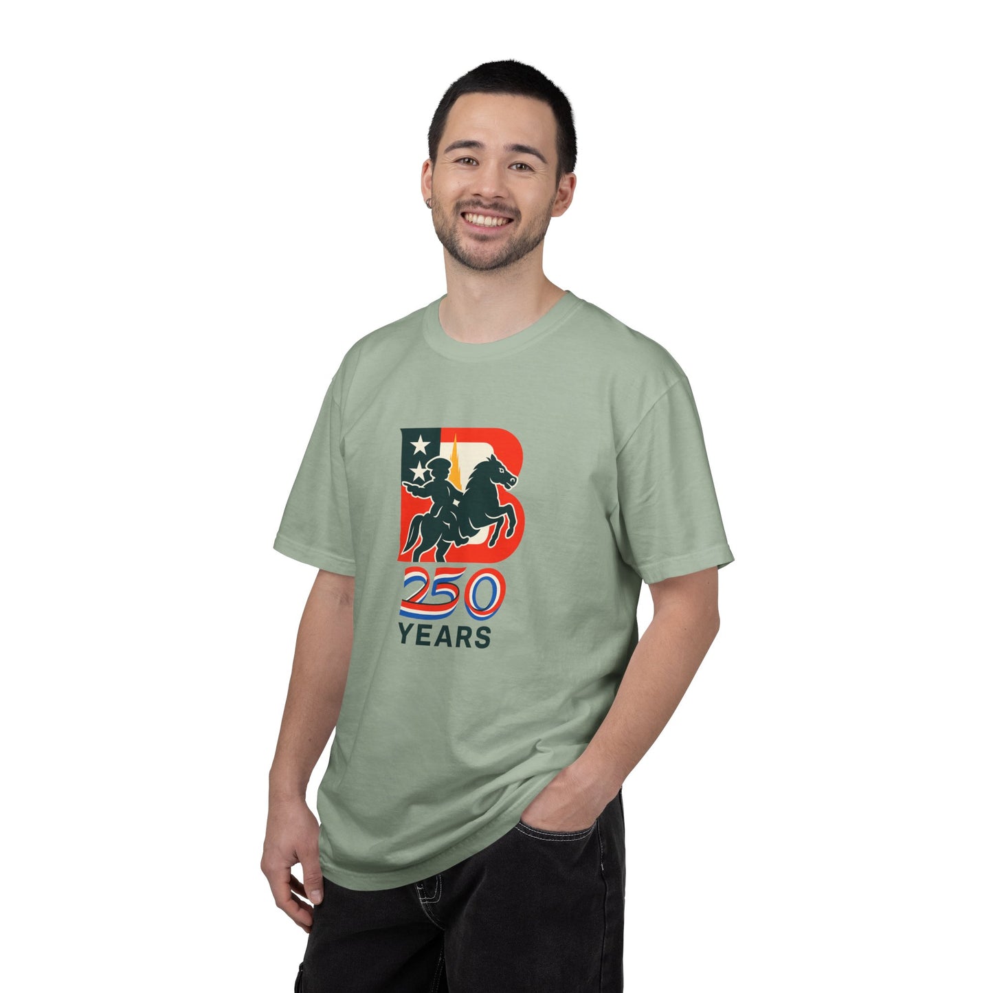 Boston 250 years — Patriotic Rider Graphic Tee