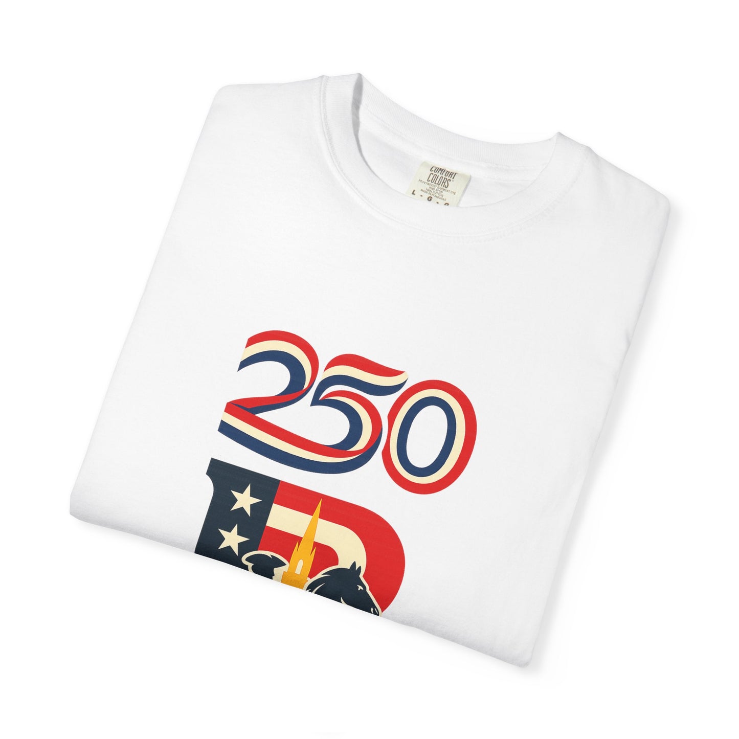 250 Strong T‑Shirt — Patriotic Rider Graphic Tee