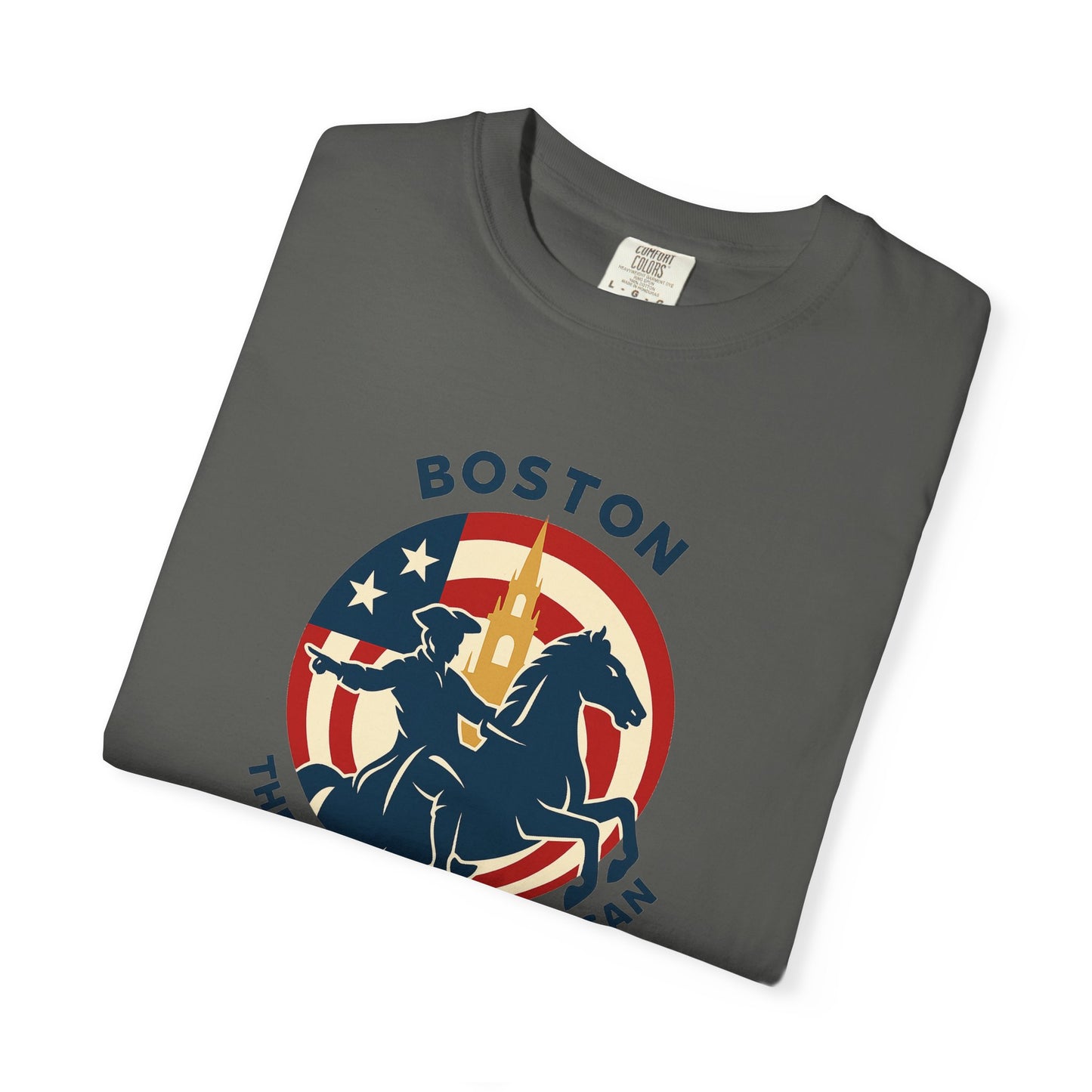 Boston Patriotic T-Shirt — Stylish USA City Tee