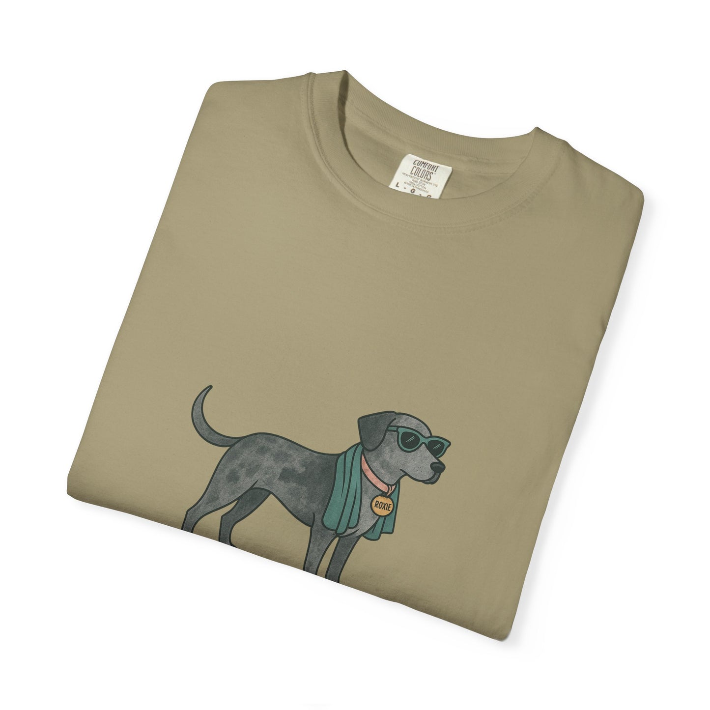 Dog Heading to the Beach T-Shirt — Whimsical Friendly Dog Beach Tee