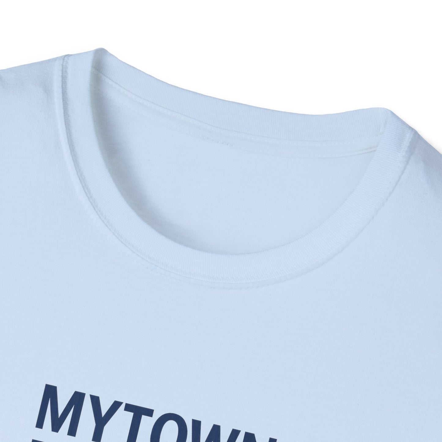 MyTown USA Flag T‑Shirt — Custom City Name (e.g., Boston)
