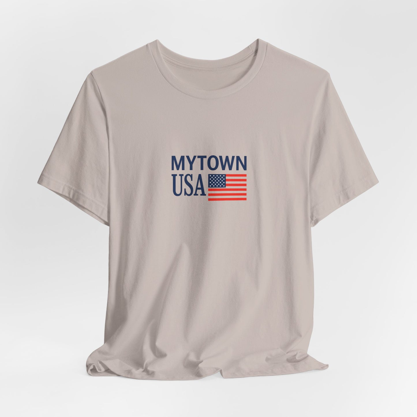 Personalized Mytown Unisex Tee - Custom Town T-Shirt for Travelers, Gifts, Casual Wear, Souvenirs, Family Reunions, Local Pride