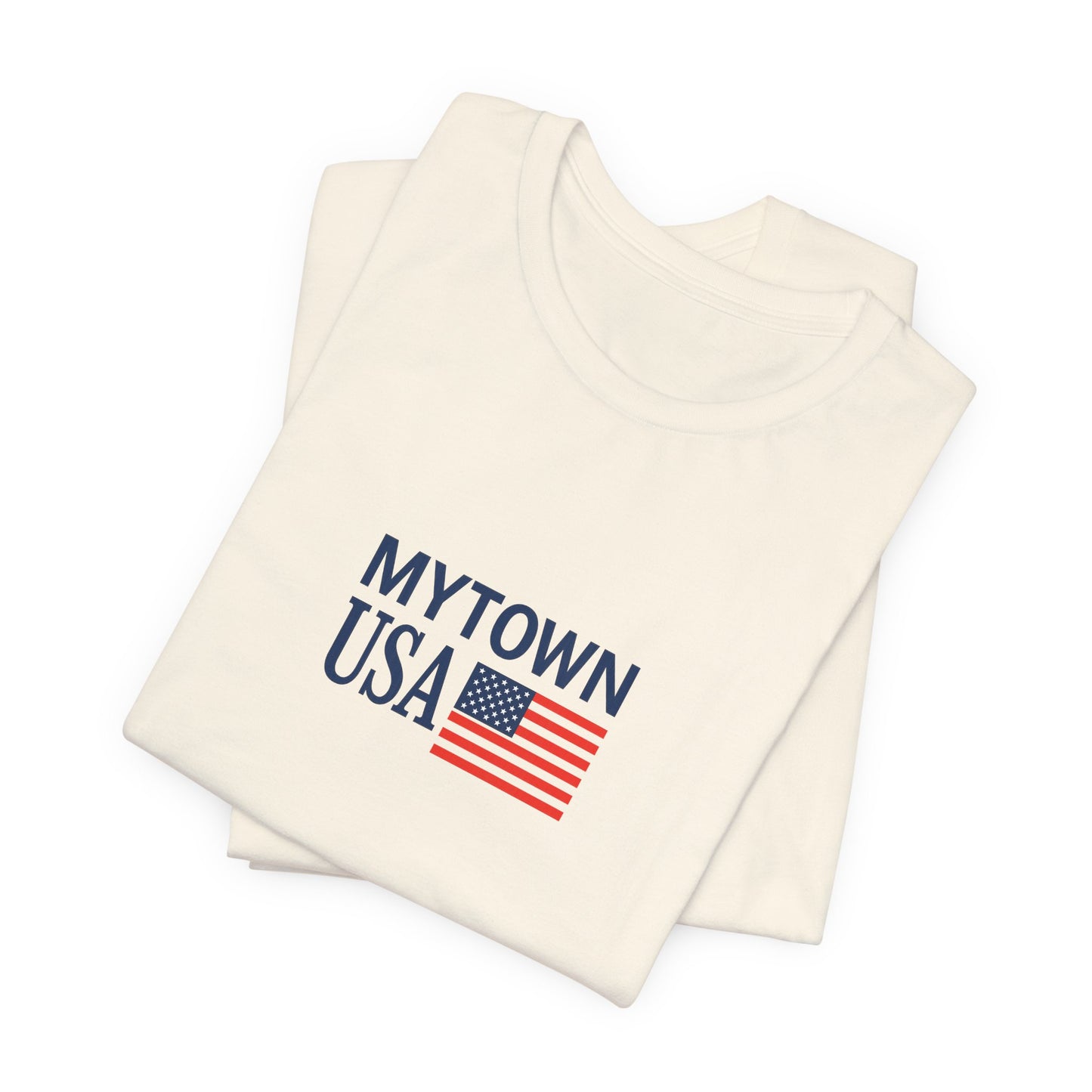 Personalized Mytown Unisex Tee - Custom Town T-Shirt for Travelers, Gifts, Casual Wear, Souvenirs, Family Reunions, Local Pride