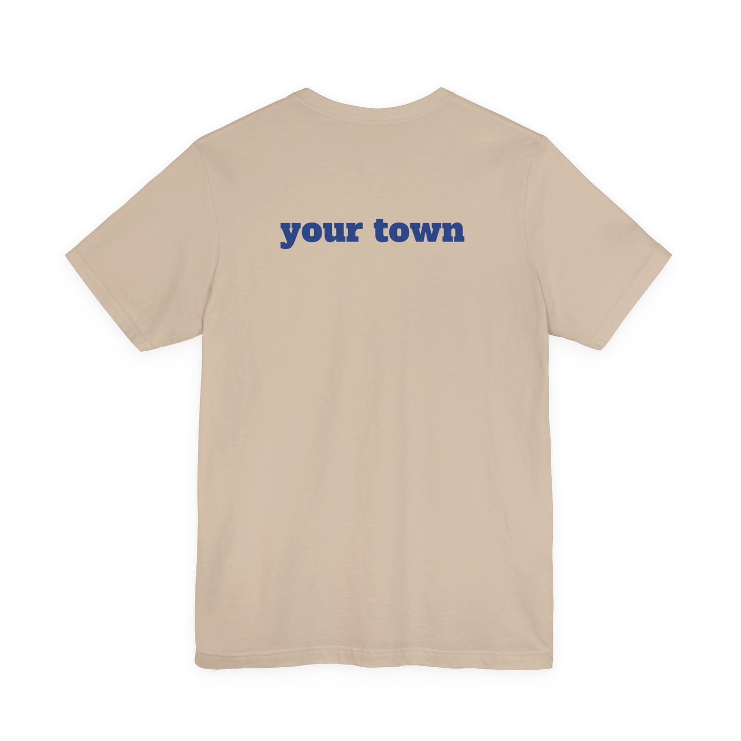 Personalized Mytown Unisex Tee - Custom Town T-Shirt for Travelers, Gifts, Casual Wear, Souvenirs, Family Reunions, Local Pride