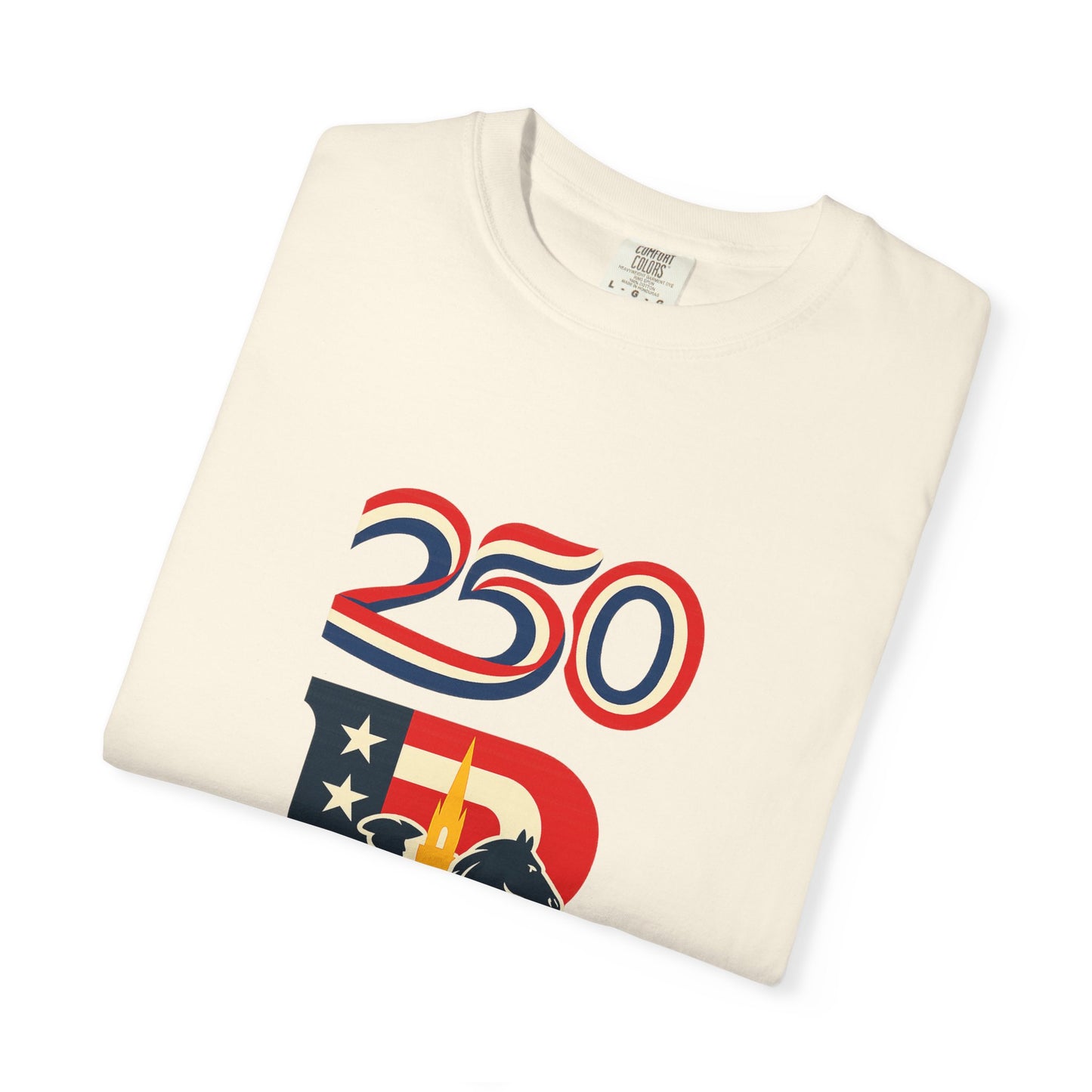 250 Strong T‑Shirt — Patriotic Rider Graphic Tee