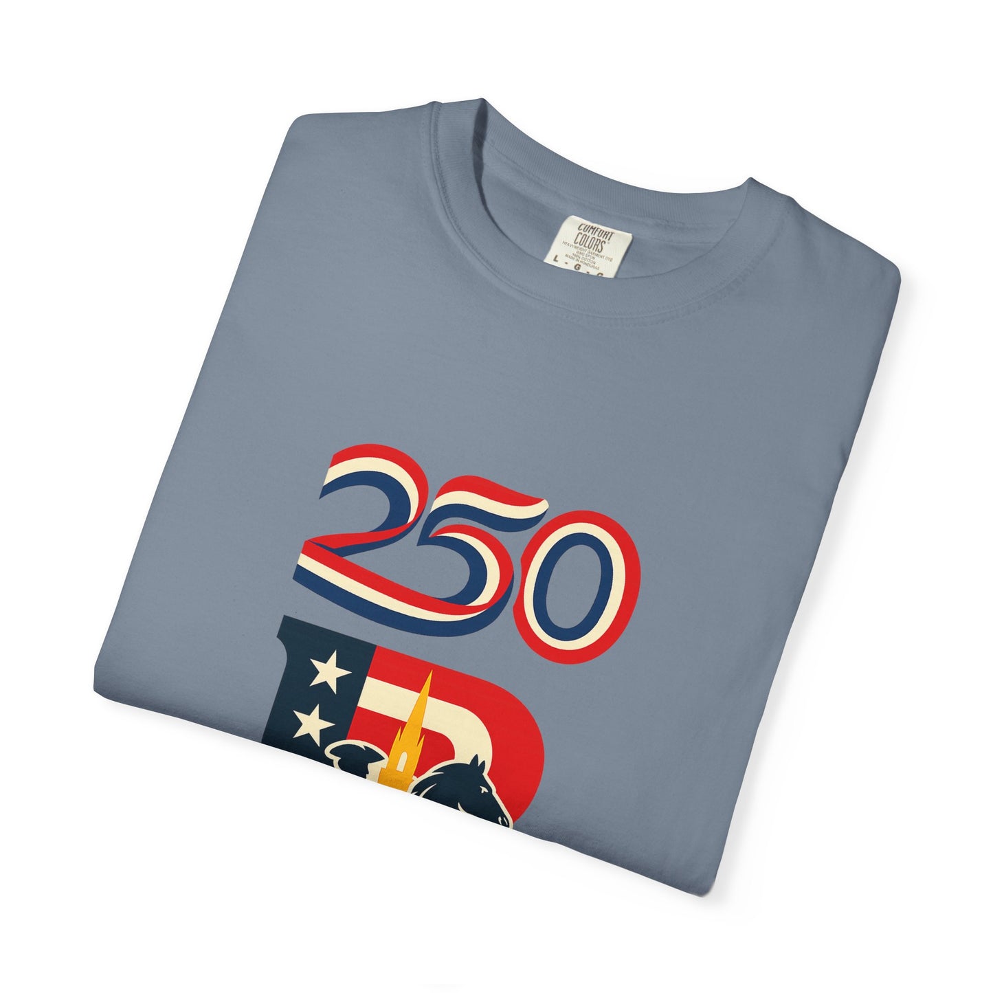 250 Strong T‑Shirt — Patriotic Rider Graphic Tee