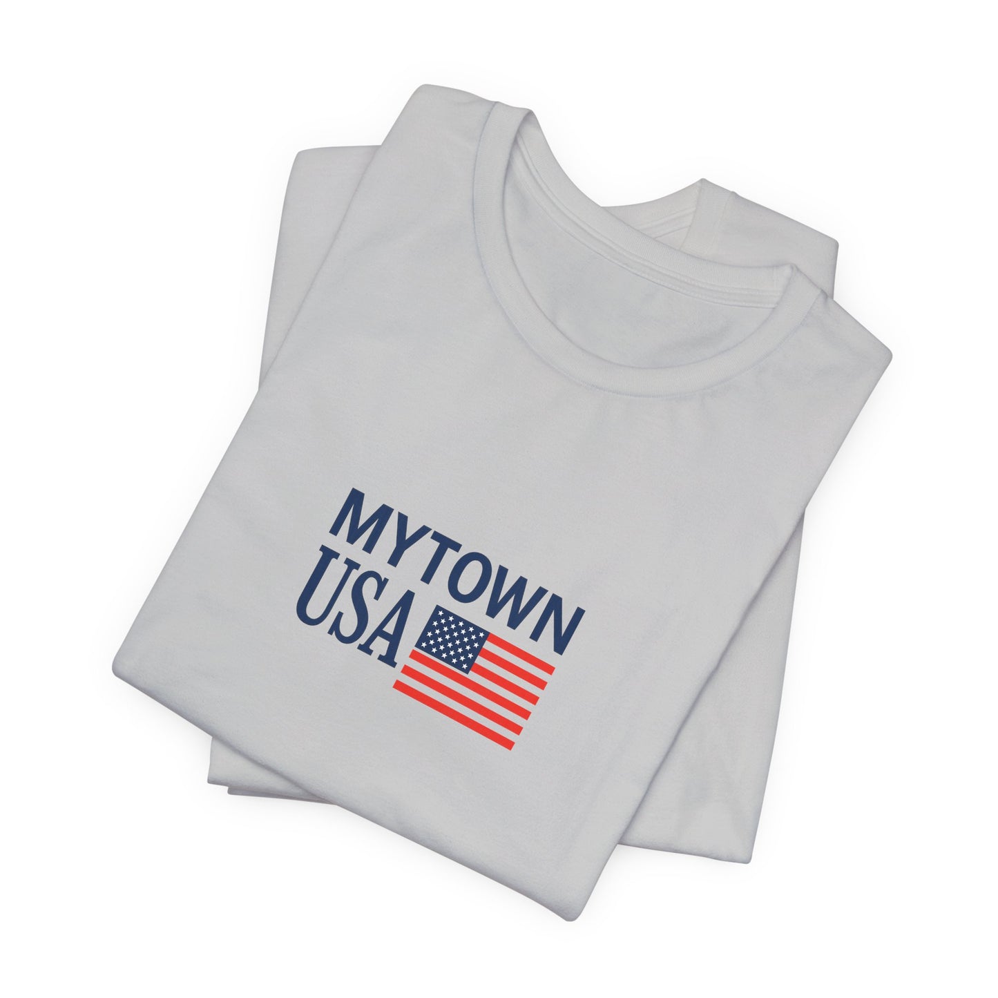 Personalized Mytown Unisex Tee - Custom Town T-Shirt for Travelers, Gifts, Casual Wear, Souvenirs, Family Reunions, Local Pride