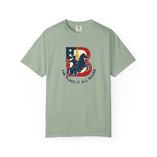 Paul Revere Ride Patriotic T-Shirt — Old North Church Commemorative Tee