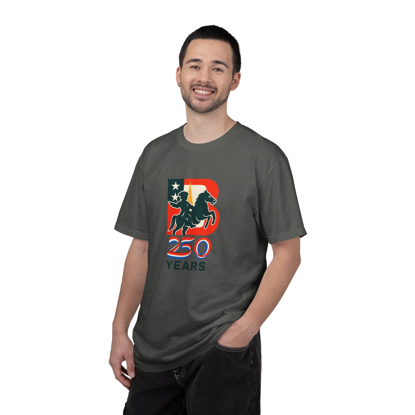 Boston 250 years — Patriotic Rider Graphic Tee