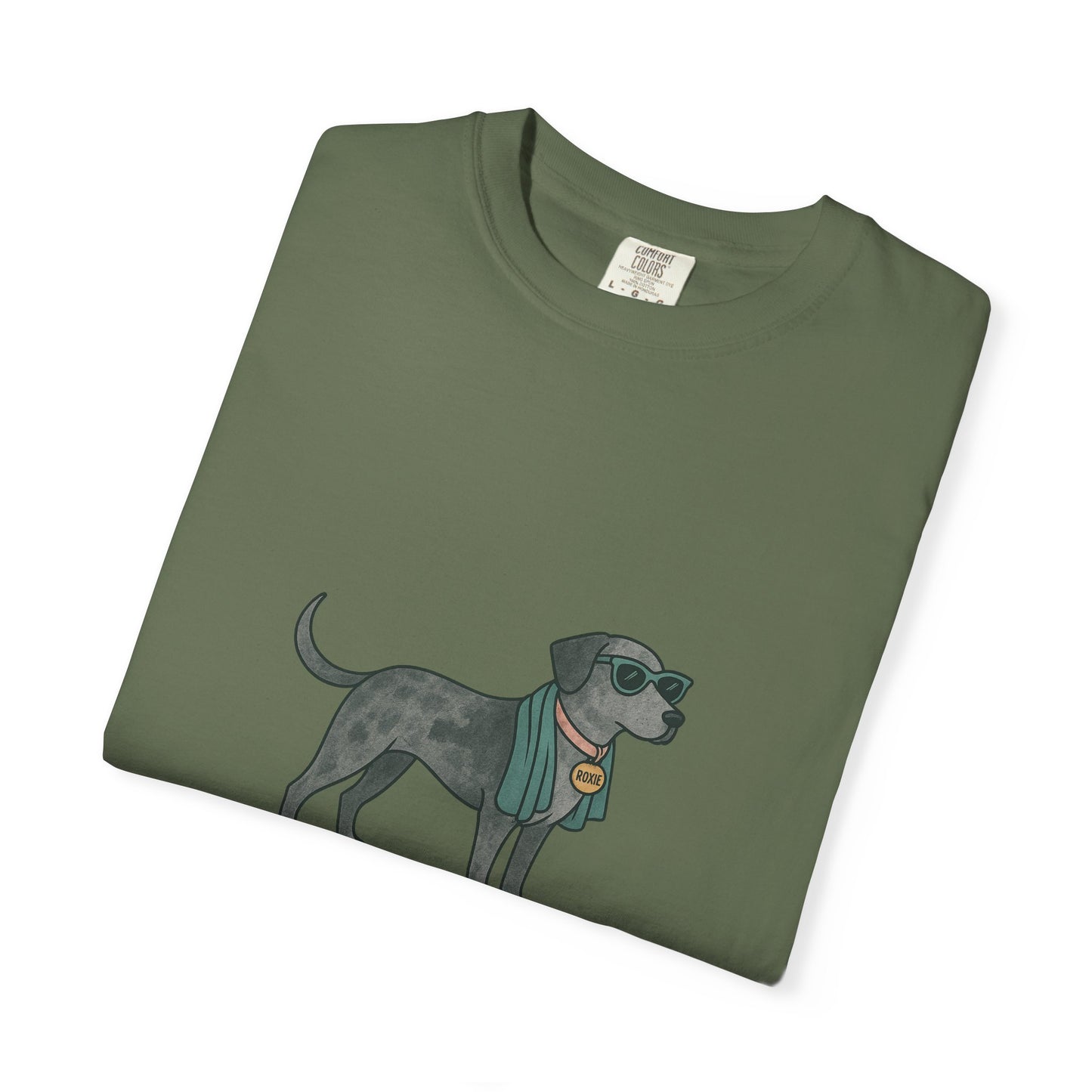 Dog Heading to the Beach T-Shirt — Whimsical Friendly Dog Beach Tee