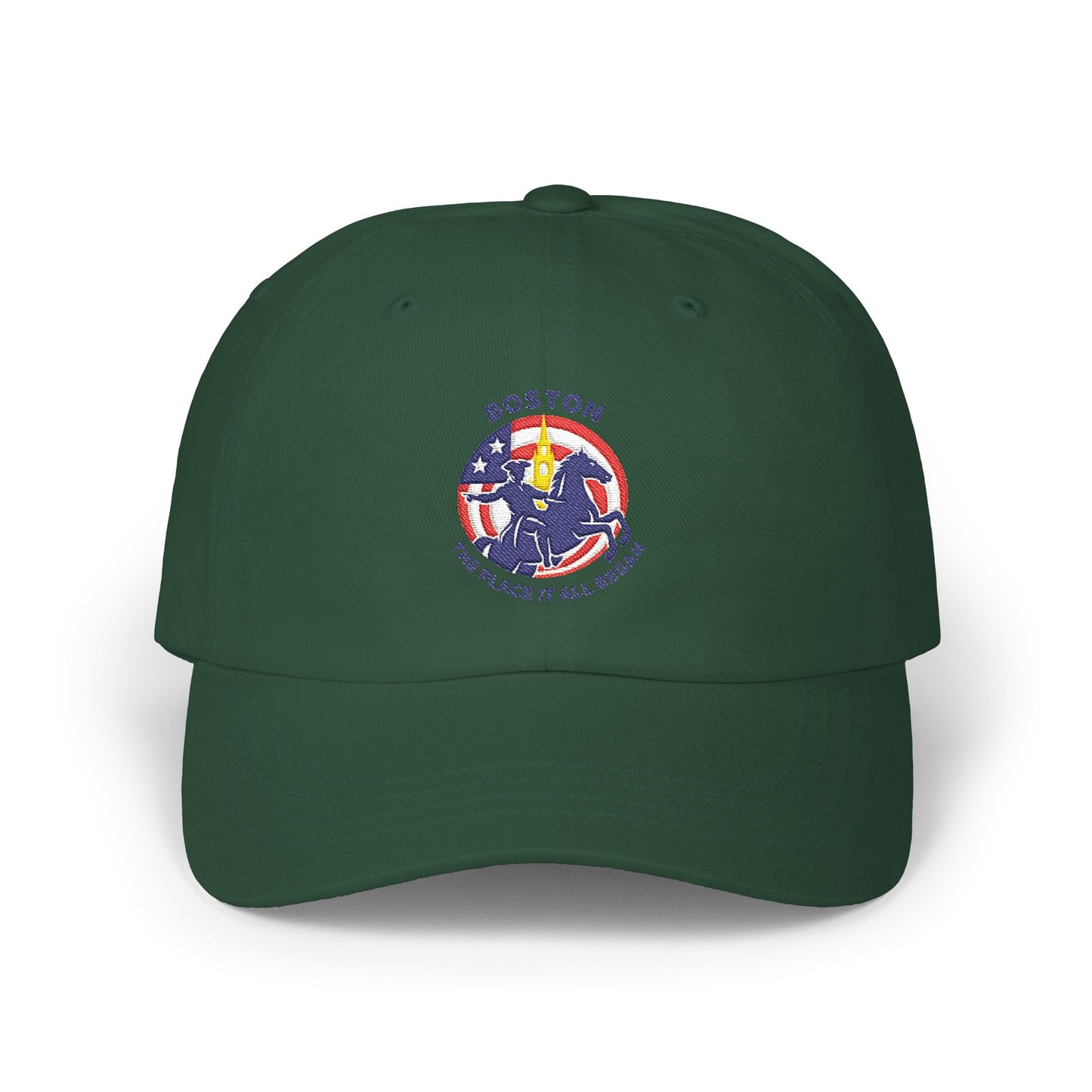 Boston Bean Town Patriotic Dad Cap