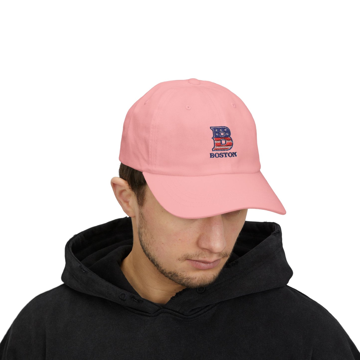Boston B Town Patriotic Dad Cap