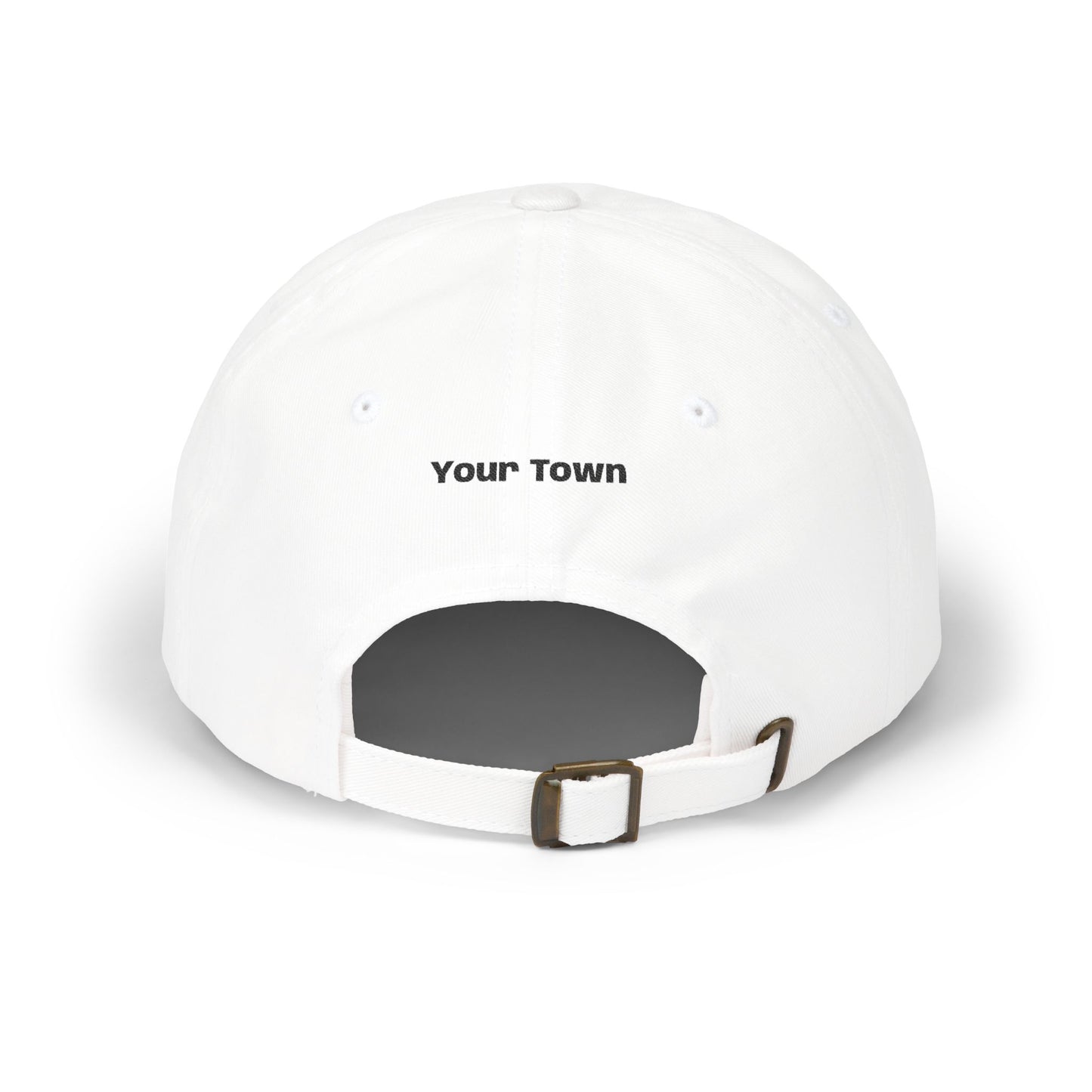 Dad Cap — Customizable 'Your Town' Embroidered Baseball Hat