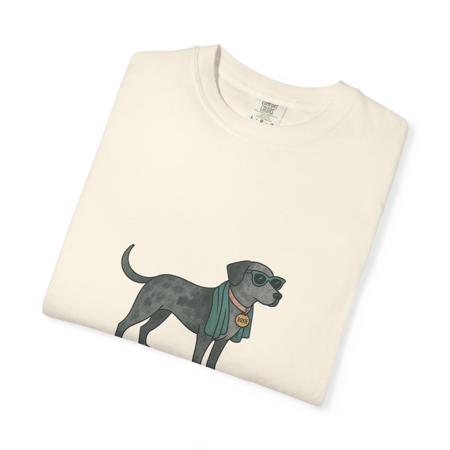 Dog Heading to the Beach T-Shirt — Whimsical Friendly Dog Beach Tee