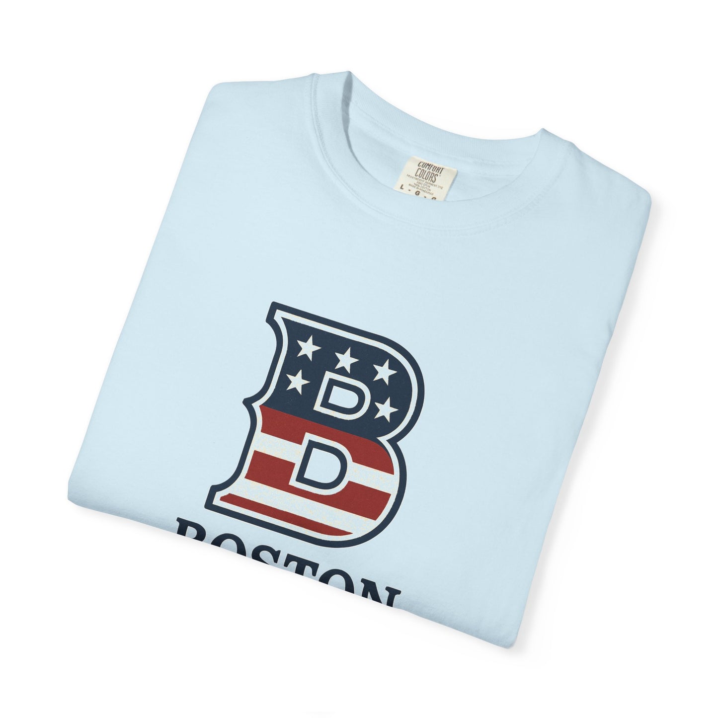 Boston Tee with patriotic theme