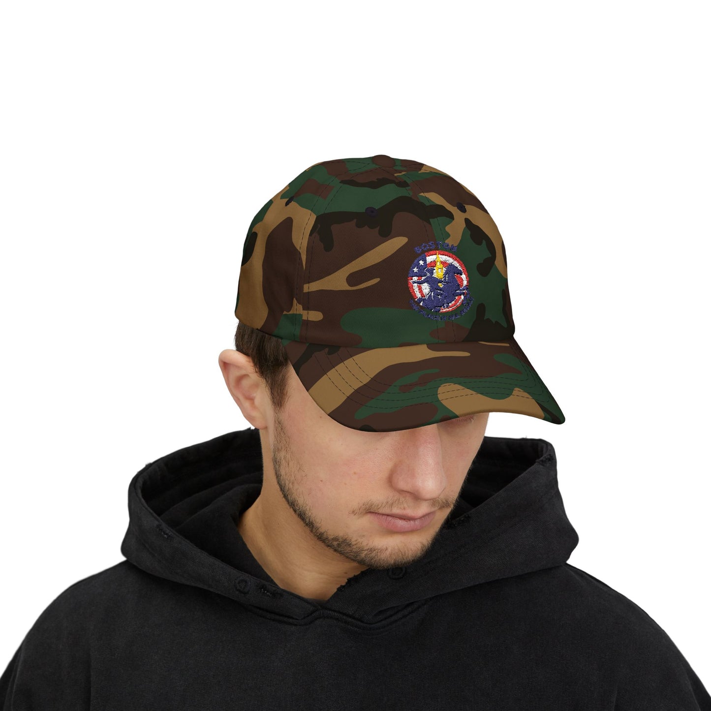 Boston Bean Town Patriotic Dad Cap