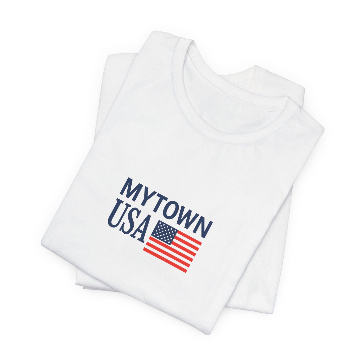 Personalized Mytown Unisex Tee - Custom Town T-Shirt for Travelers, Gifts, Casual Wear, Souvenirs, Family Reunions, Local Pride