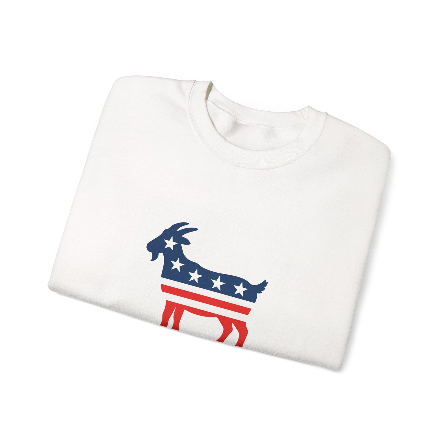 Patriotic Goat sweatshirt | American Flag Stars Stripes Crewneck