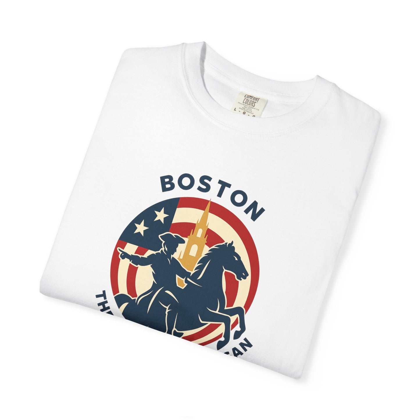 Boston Patriotic T-Shirt — Stylish USA City Tee