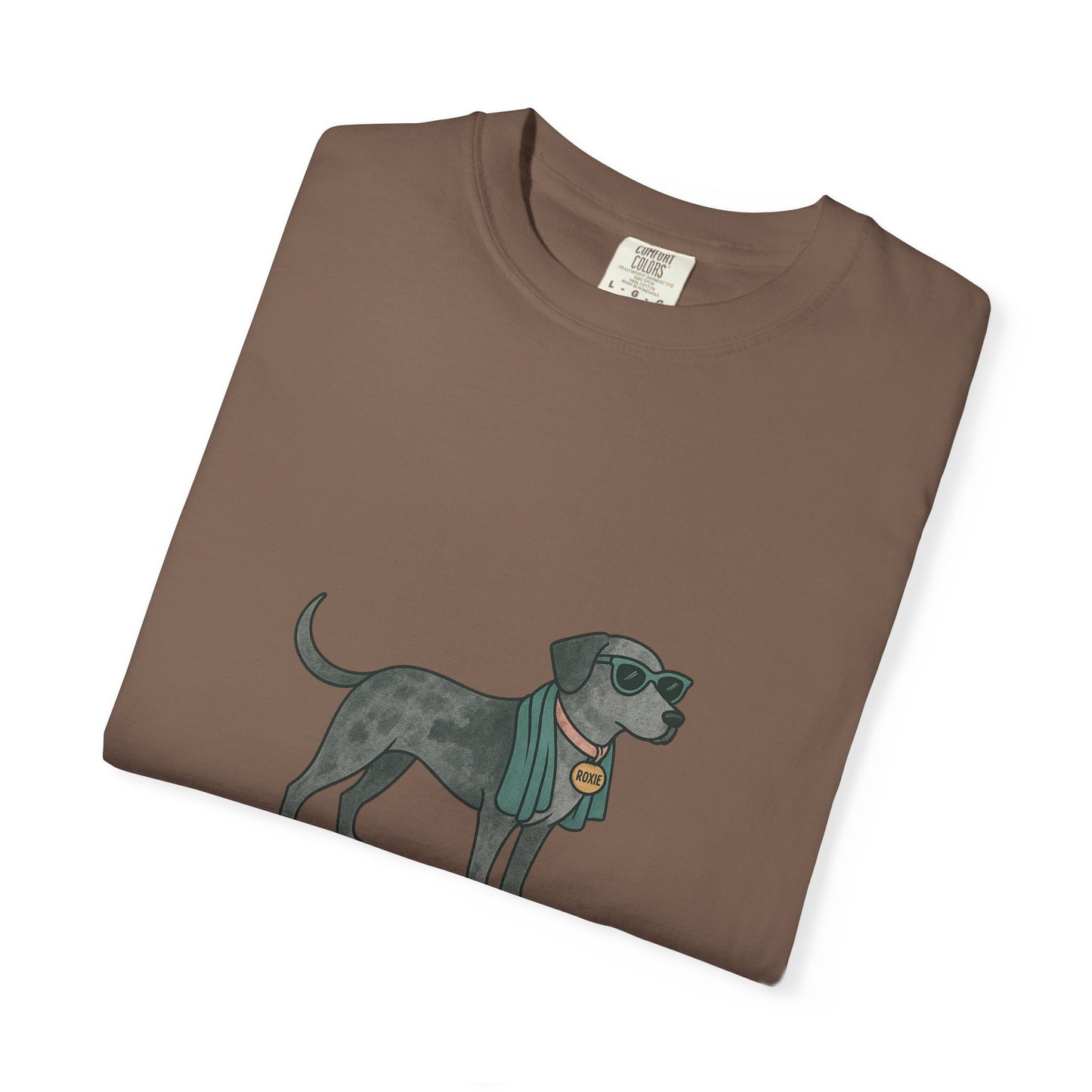 Dog Heading to the Beach T-Shirt — Whimsical Friendly Dog Beach Tee