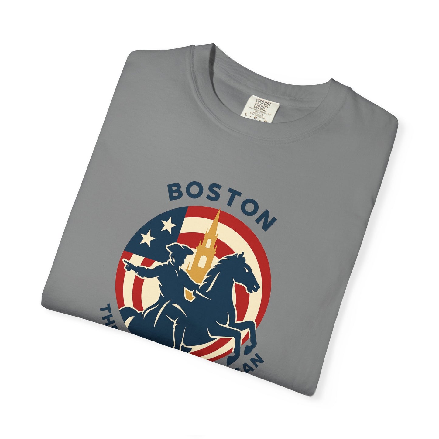 Boston Patriotic T-Shirt — Stylish USA City Tee