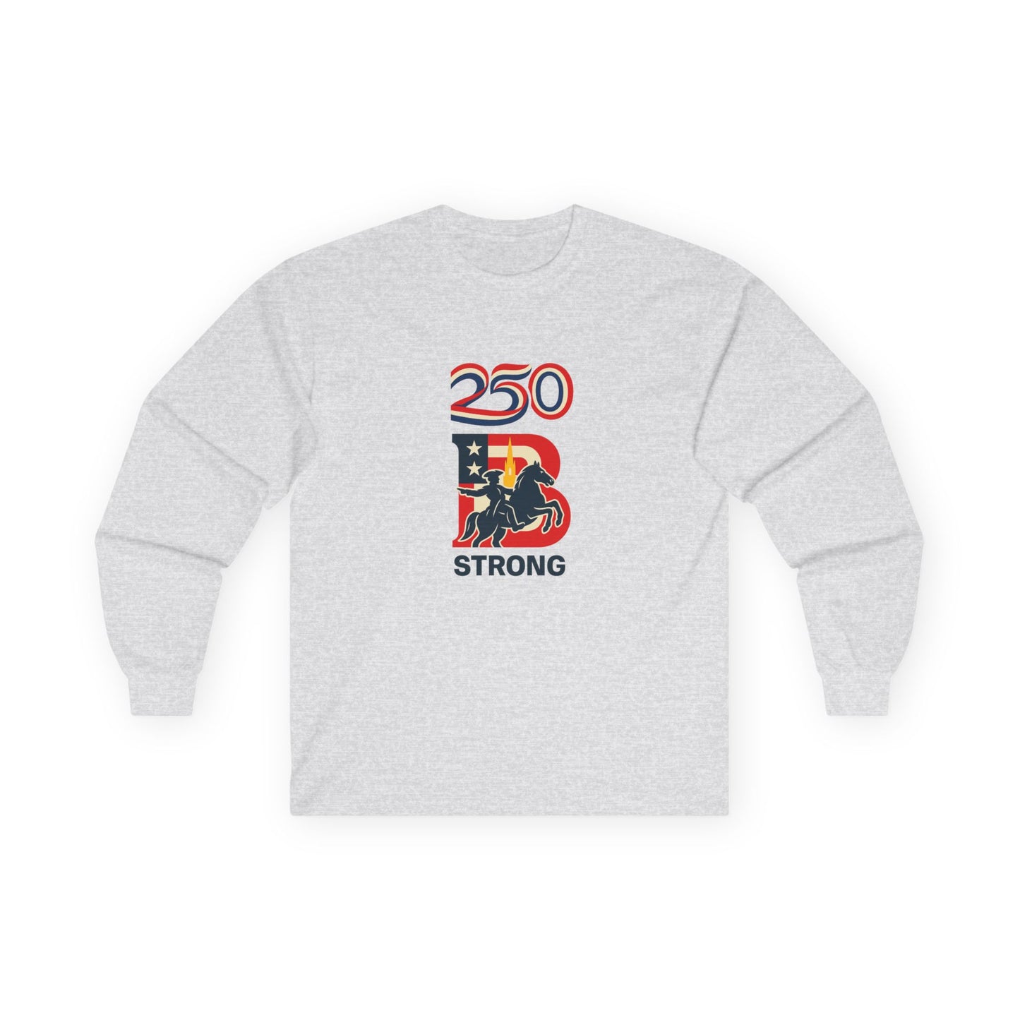 Boston Patriotic Long Sleeve Tee