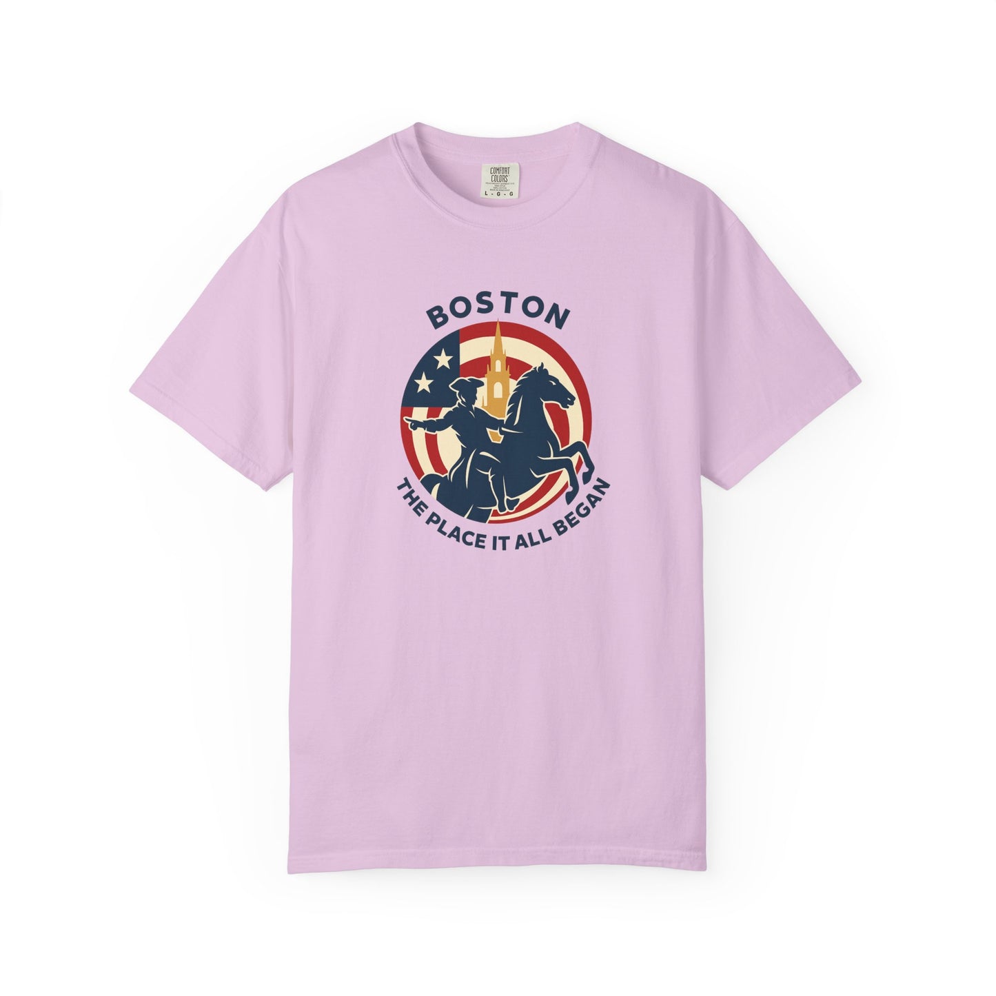 Boston Patriotic T-Shirt — Stylish USA City Tee
