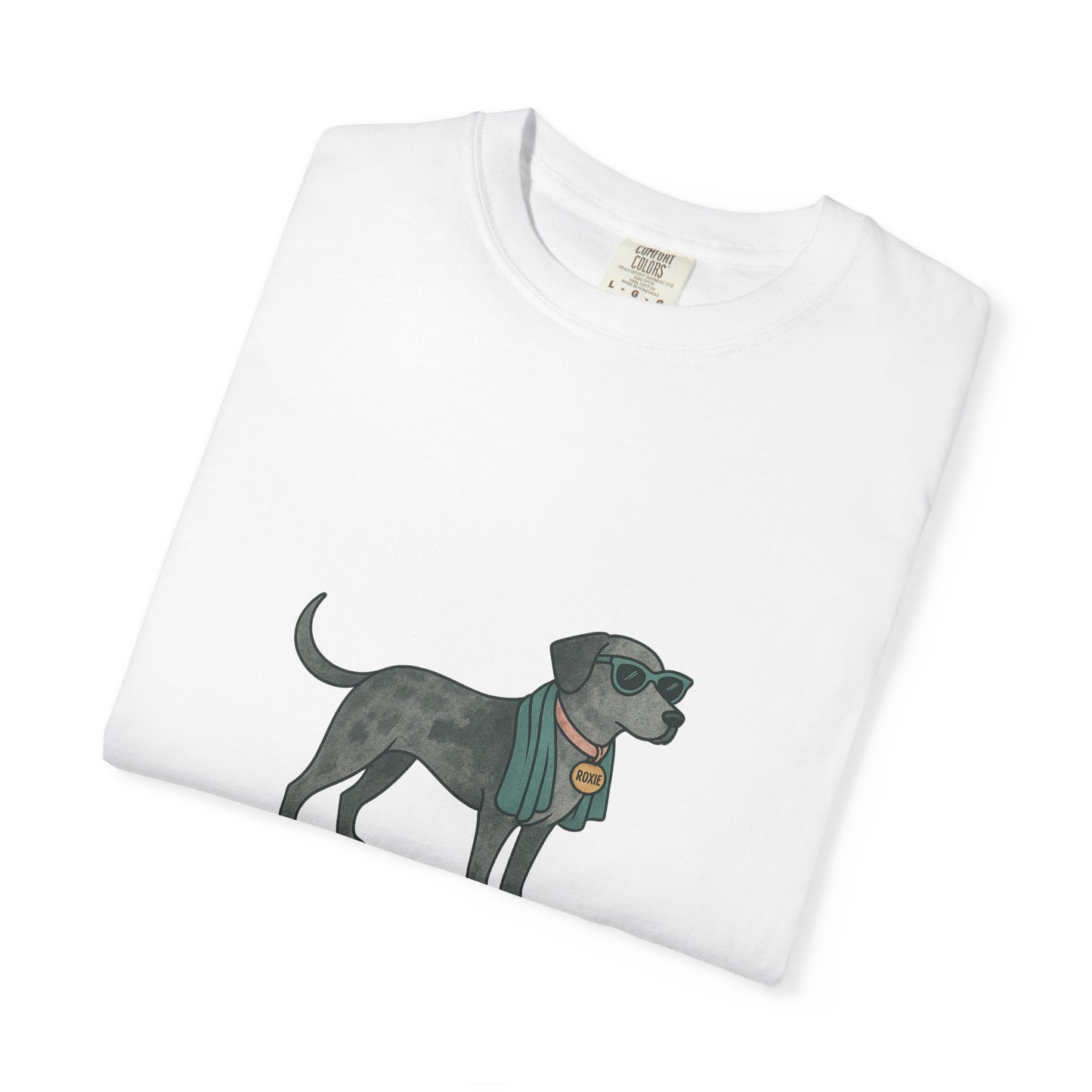 Dog Heading to the Beach T-Shirt — Whimsical Friendly Dog Beach Tee