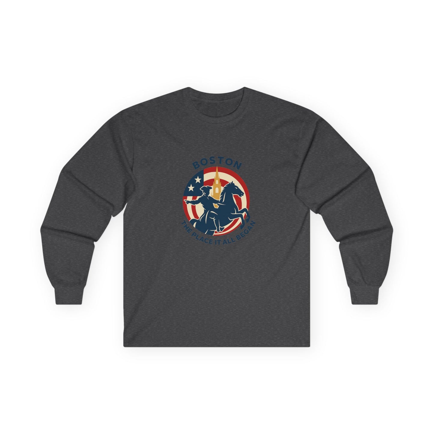 Patriotic Boston Unisex Ultra Cotton Long Sleeve Tee