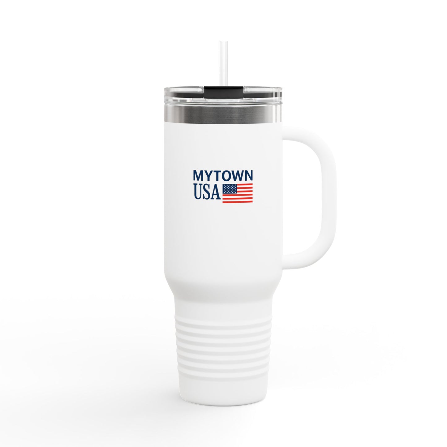 MY TOWN USA 250th CUSTOMIZE ADD YOUR TOWNAmerican Independence 40oz Insulated Travel Mug — Patriotic Jubilee Tumbler