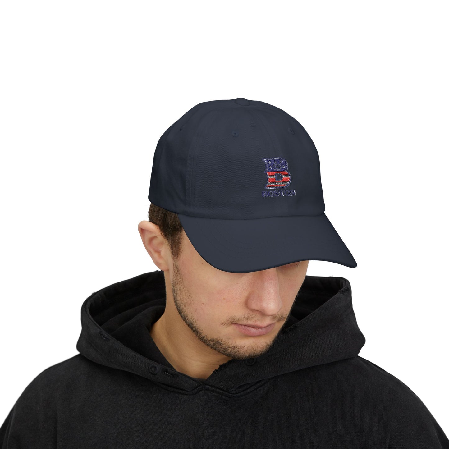 Boston B Town Patriotic Dad Cap