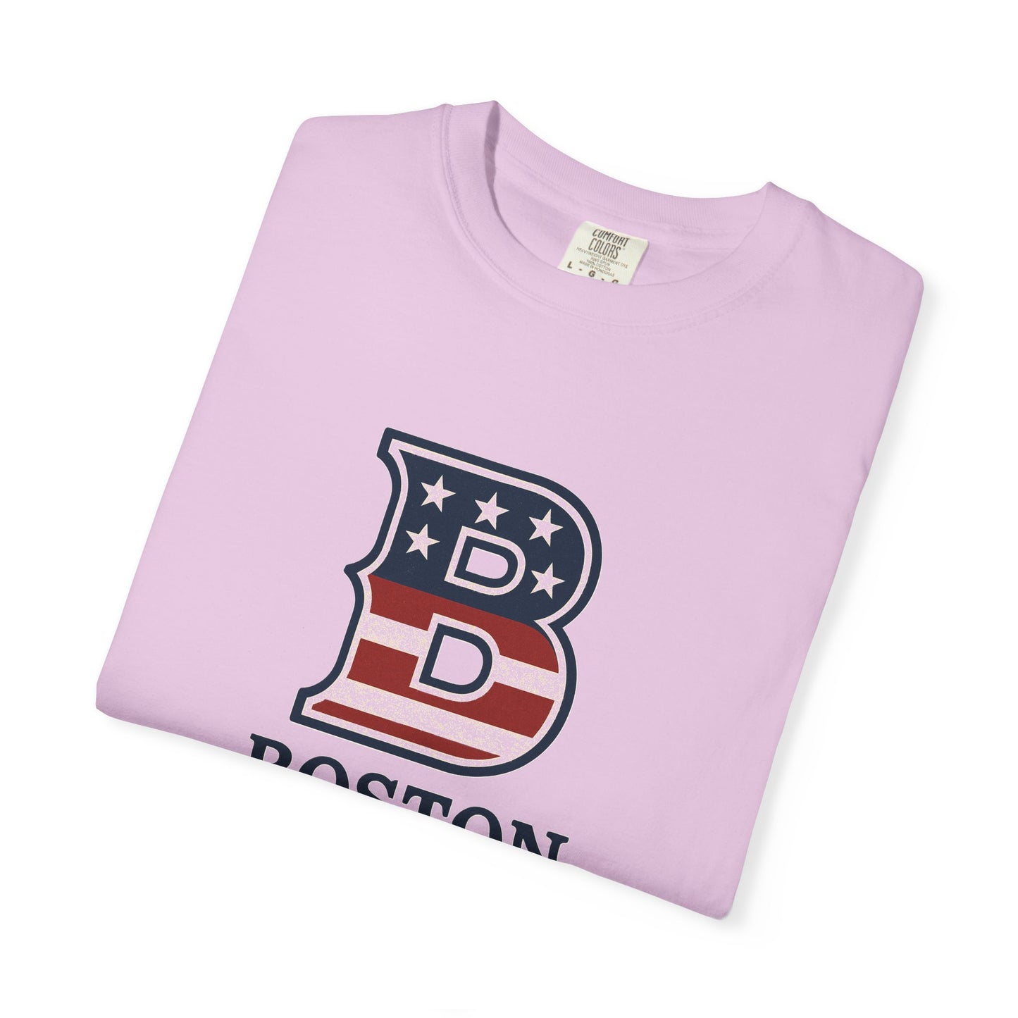Boston Tee with patriotic theme