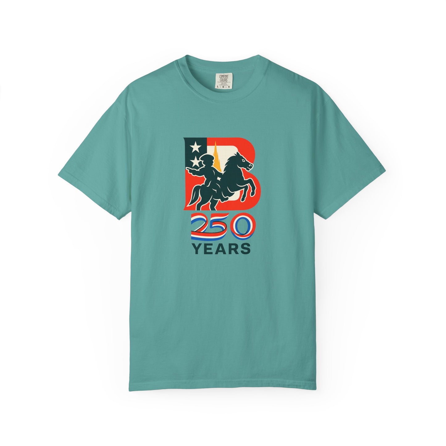 Boston 250 years — Patriotic Rider Graphic Tee