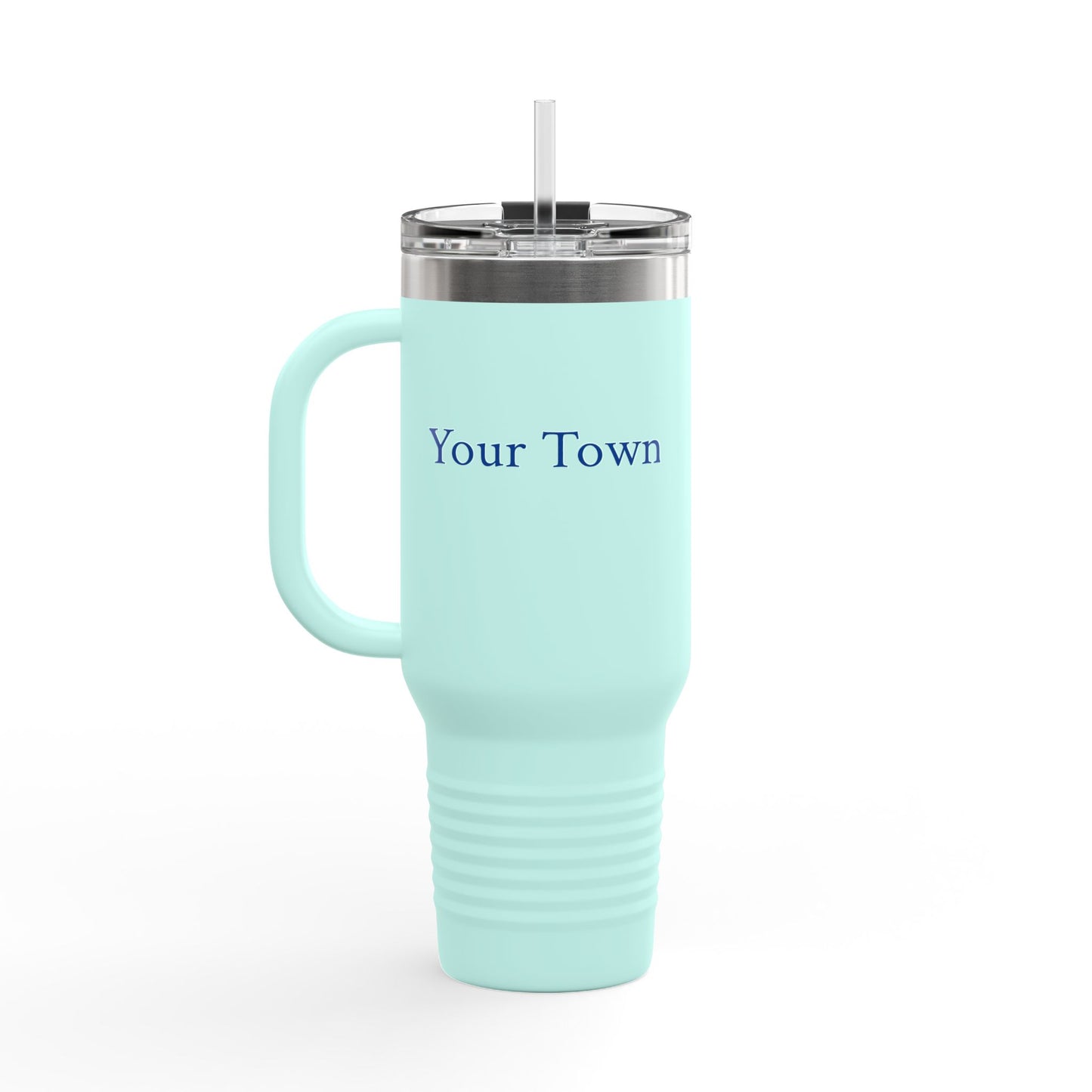 MY TOWN USA 250th CUSTOMIZE ADD YOUR TOWNAmerican Independence 40oz Insulated Travel Mug — Patriotic Jubilee Tumbler