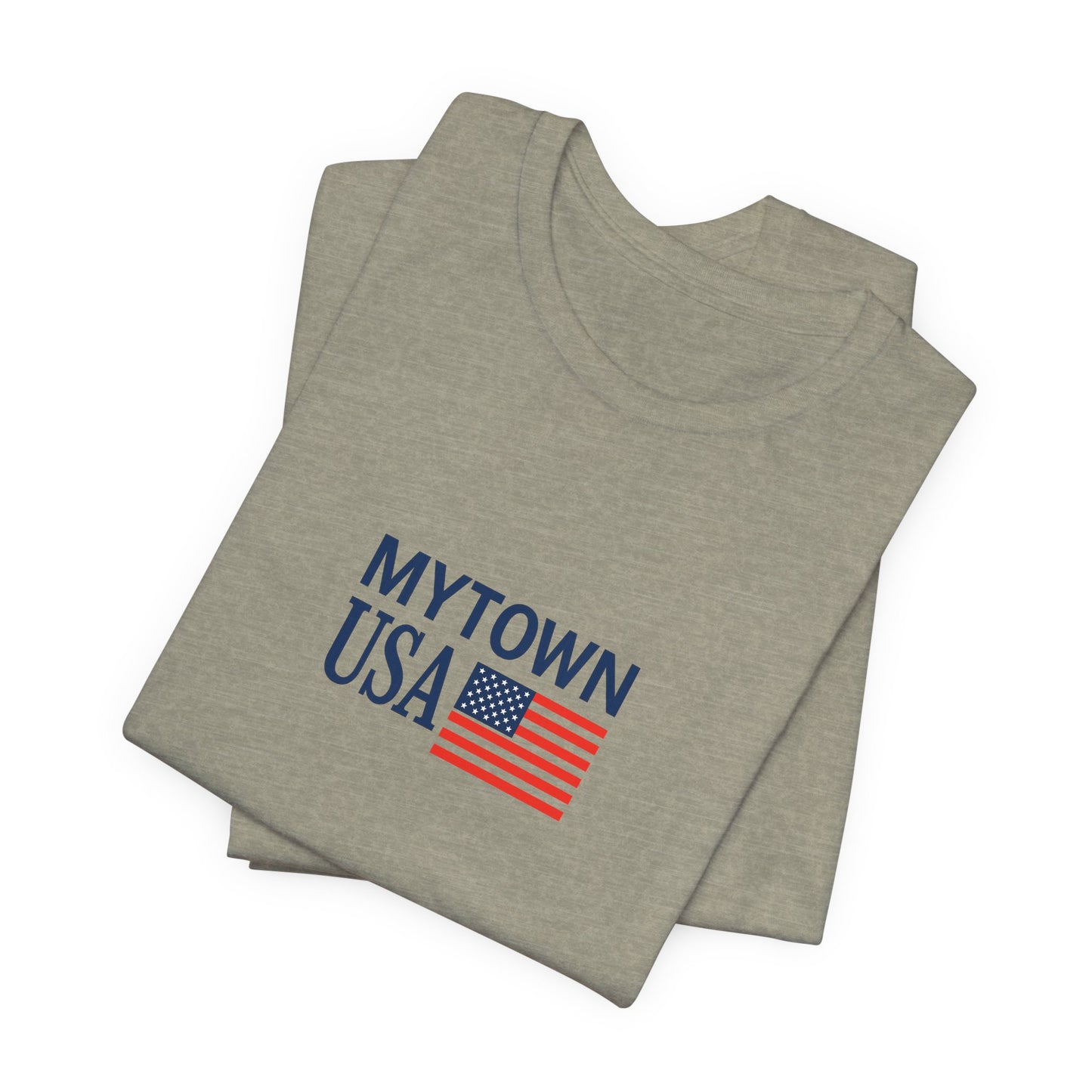 Personalized Mytown Unisex Tee - Custom Town T-Shirt for Travelers, Gifts, Casual Wear, Souvenirs, Family Reunions, Local Pride