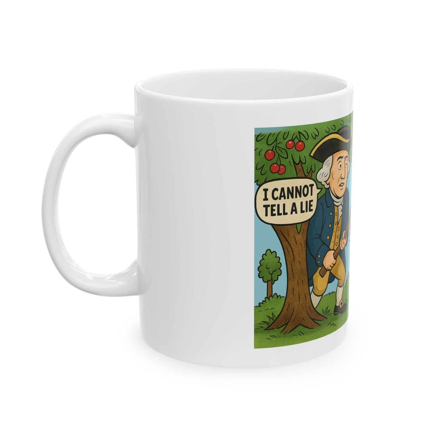 Washington with TrumpCeramic Mug, (11oz, 15oz)
