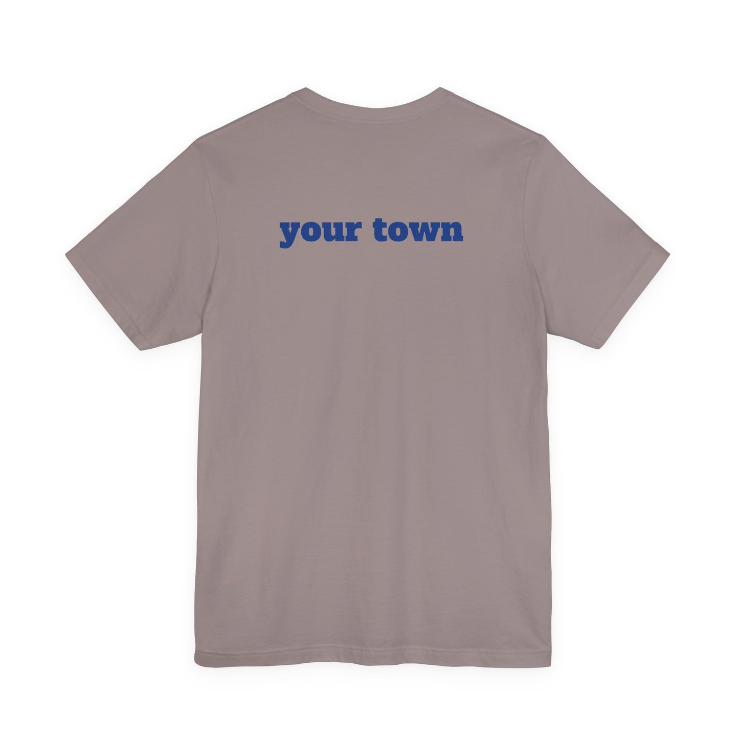 Personalized Mytown Unisex Tee - Custom Town T-Shirt for Travelers, Gifts, Casual Wear, Souvenirs, Family Reunions, Local Pride