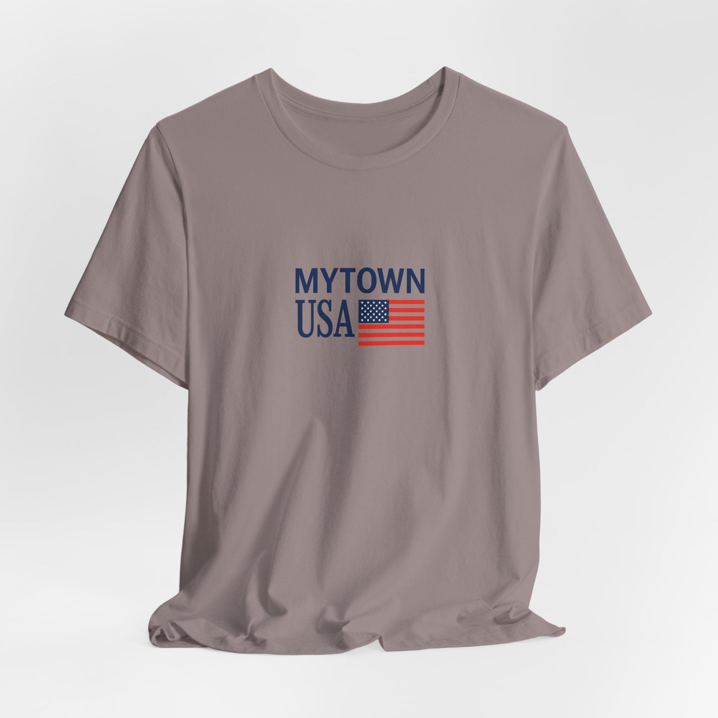 Personalized Mytown Unisex Tee - Custom Town T-Shirt for Travelers, Gifts, Casual Wear, Souvenirs, Family Reunions, Local Pride