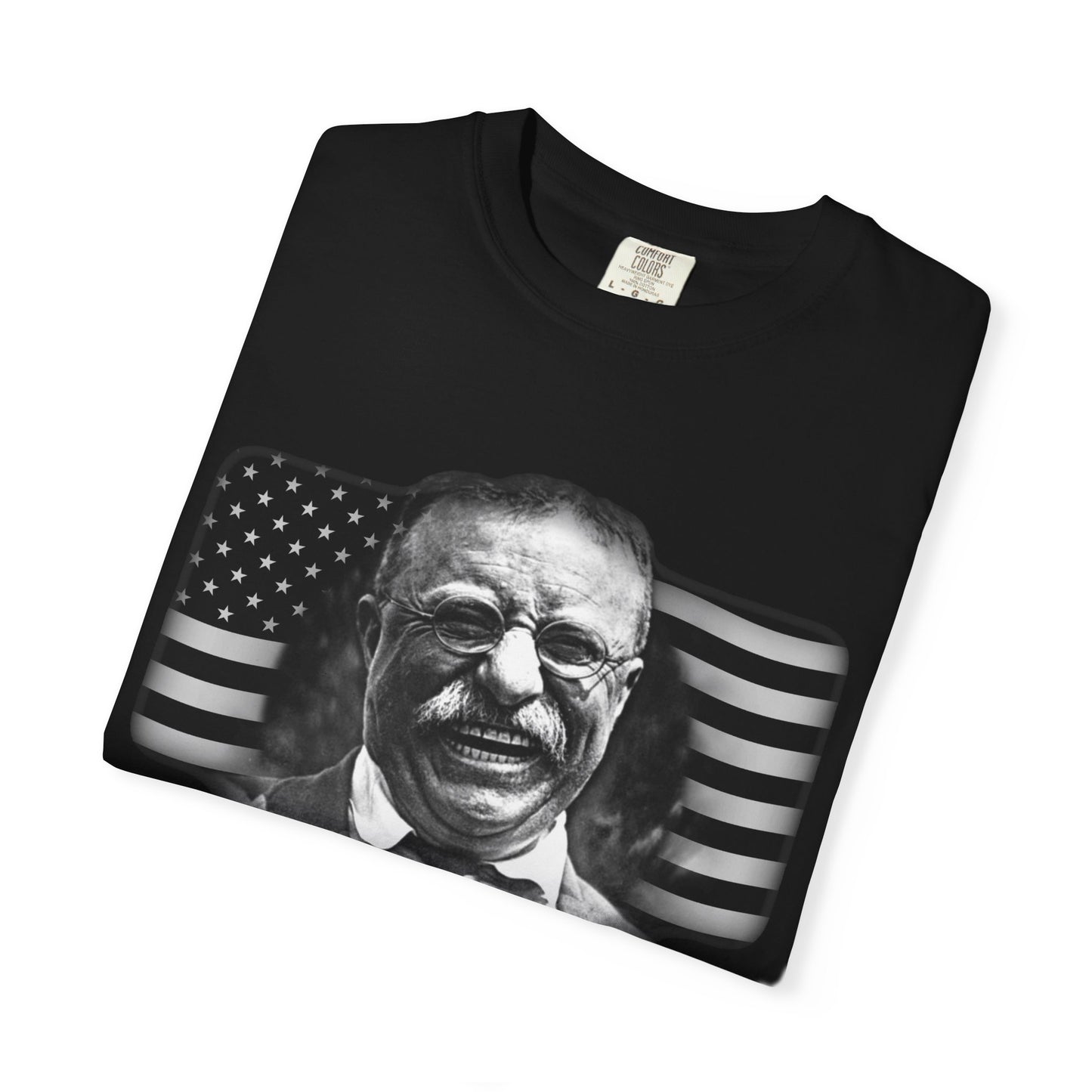 T-Shirt — "Daring Greatly" Inspirational Teddy Roosevelt Portrait Tee